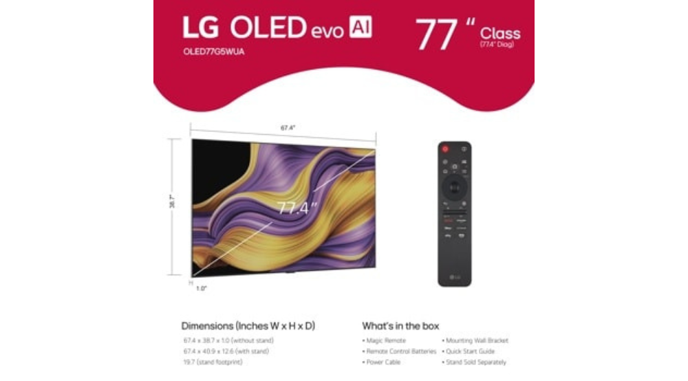 85" LG NANO 4K UHD AI NU70 Smart TV (85NU700BPUA)-2026