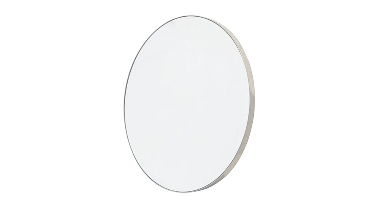 Wall Mirror: Polished Stainless Steel