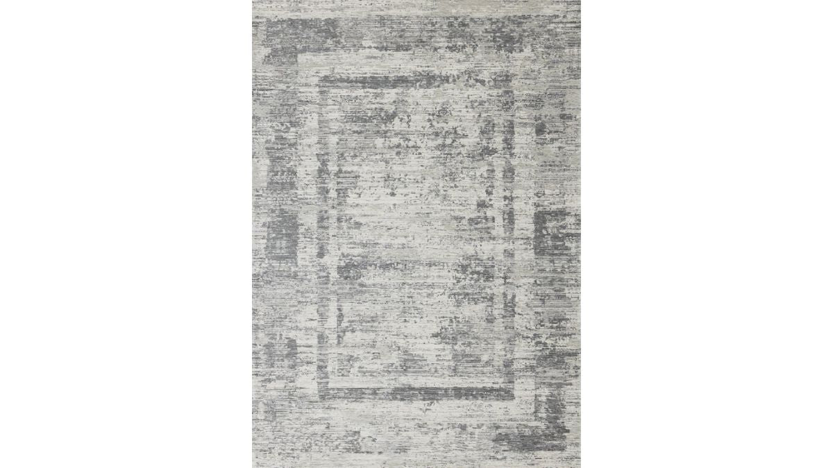 Cathedral Grey Faded Borders Rug