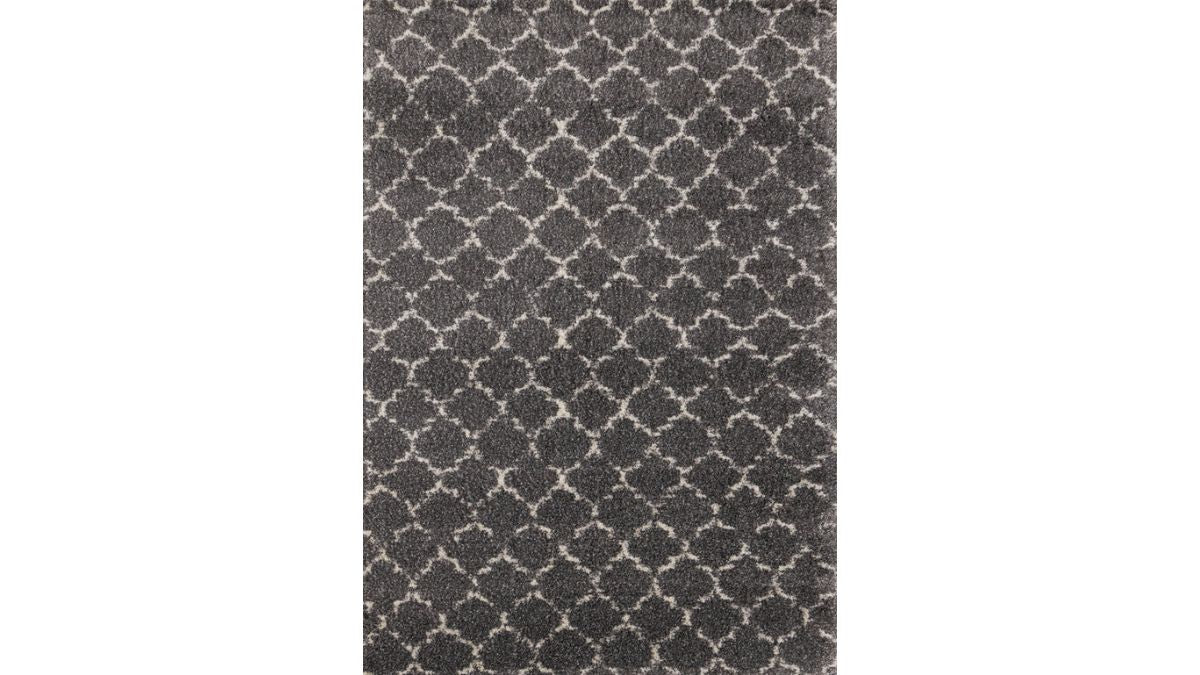 Lane Grey Cream Lattice Luxury Rug