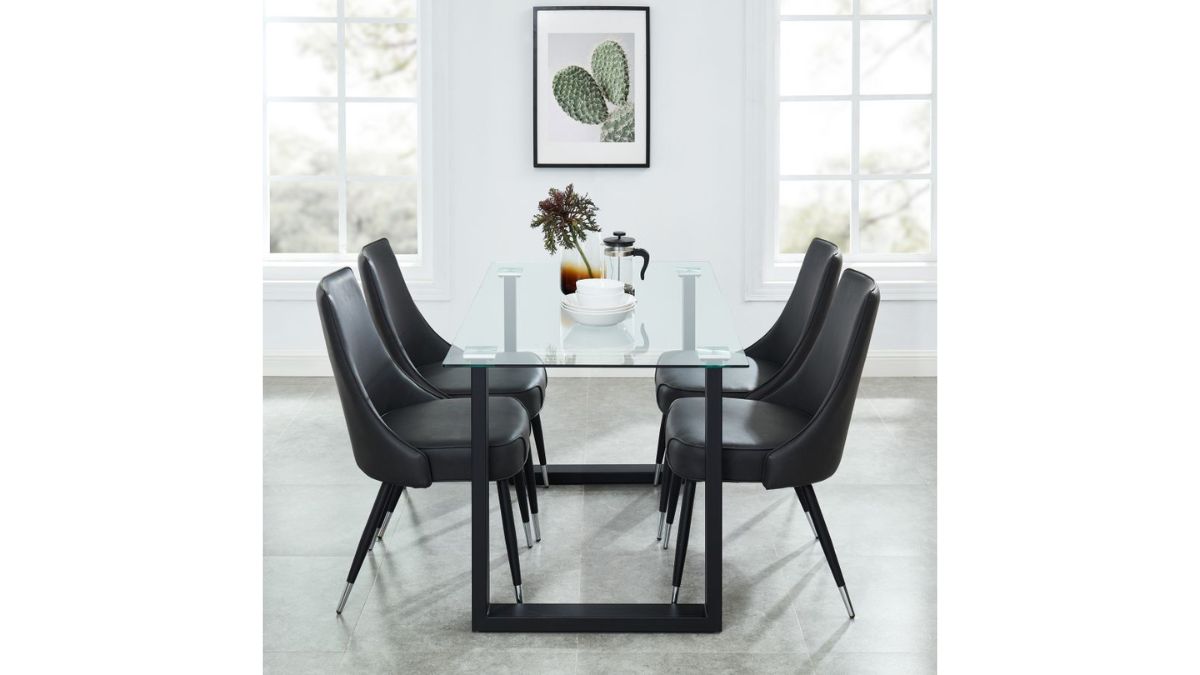 WORLDWIDE HOME FURNISHINGS FRANCO/SILVANO 5PC DINING SET