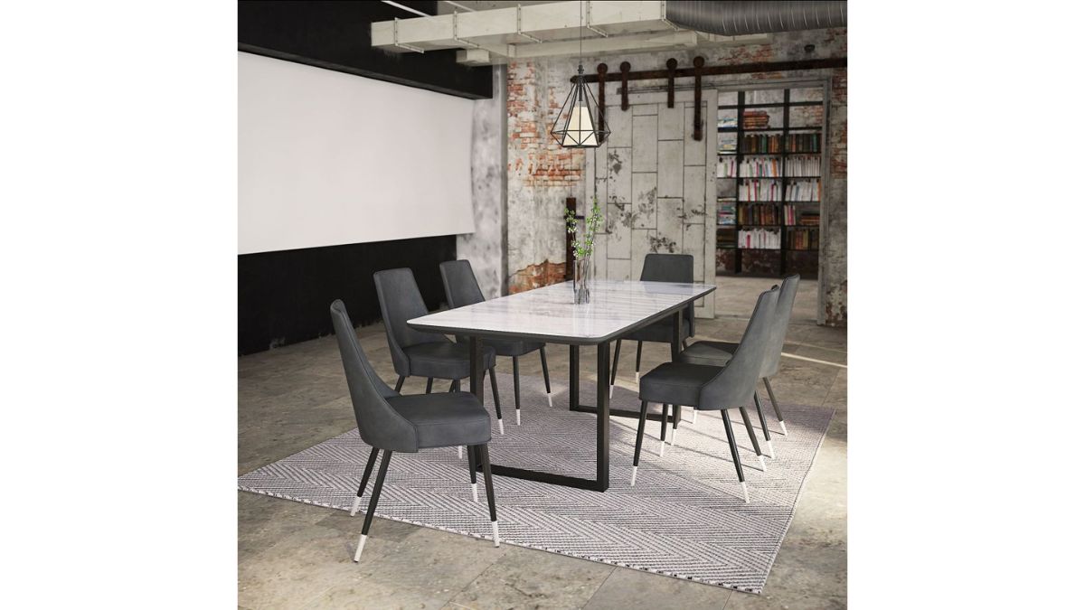 WORLDWIDE HOME FURNISGINGS GAVIN/SILVANO 7PC DINING SET