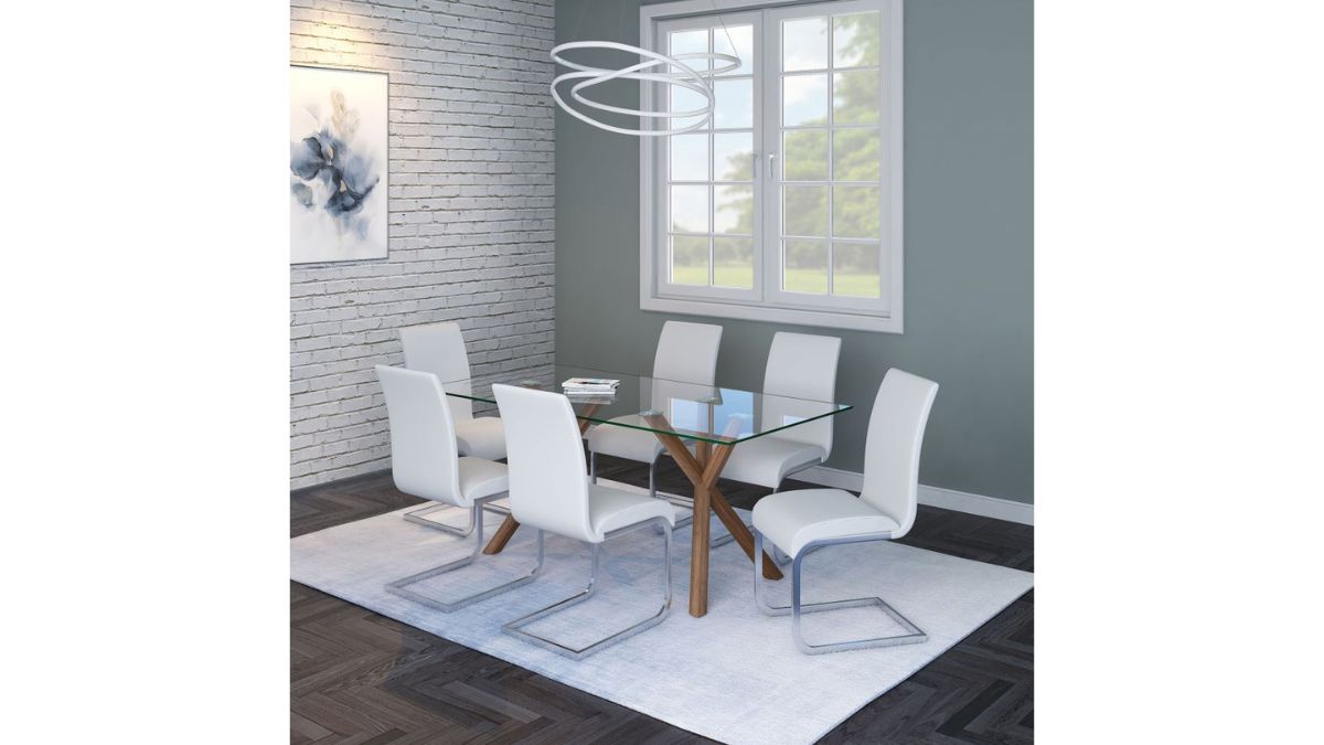 WORLDWIDE HOME FURNISHINGS STARK/MAXIM 7PC DINING SET