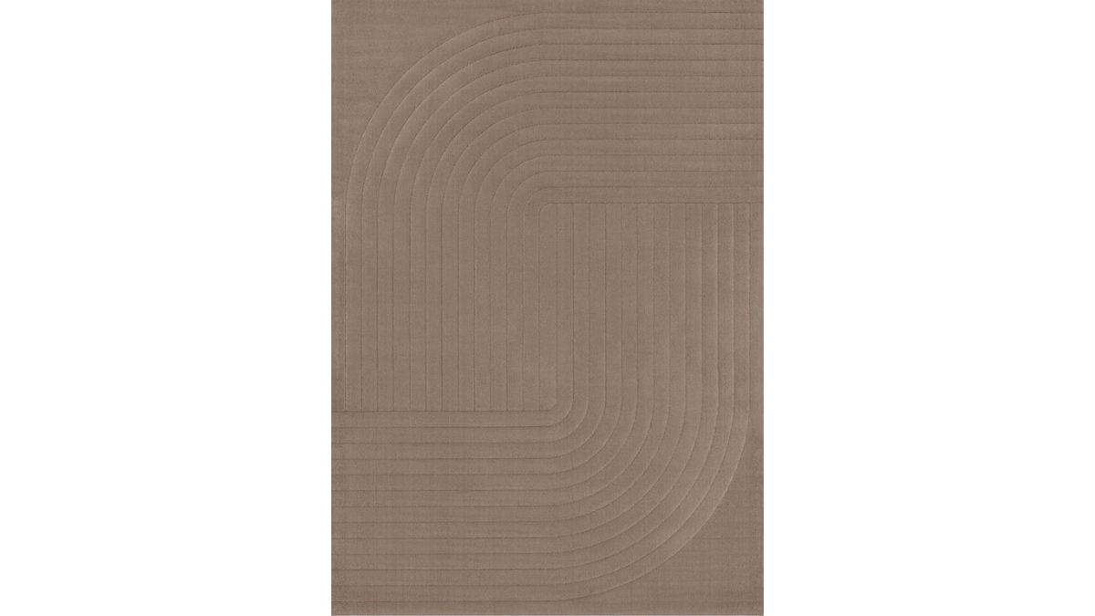 Ella Brown Curved Line Design