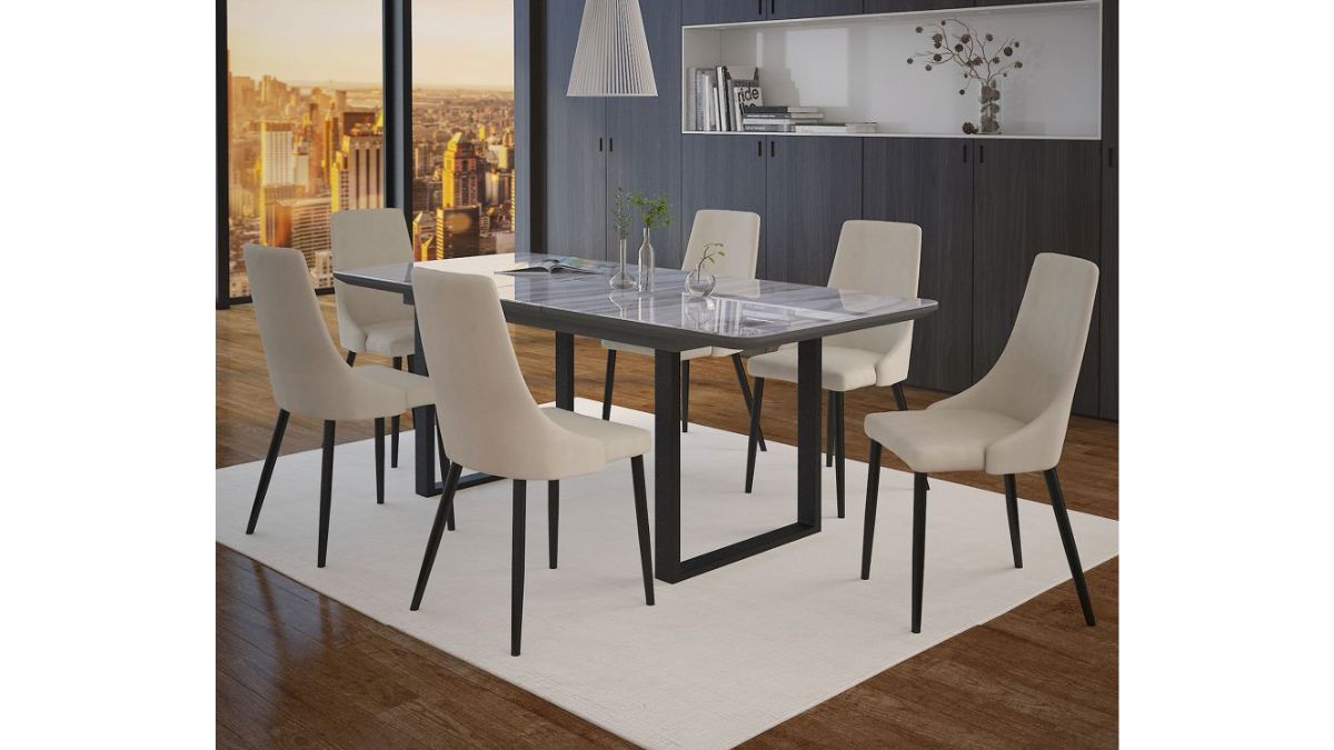 WORLDWIDE HOME FURNISHINGS GAVIN/VENICE 7PC DINING SET