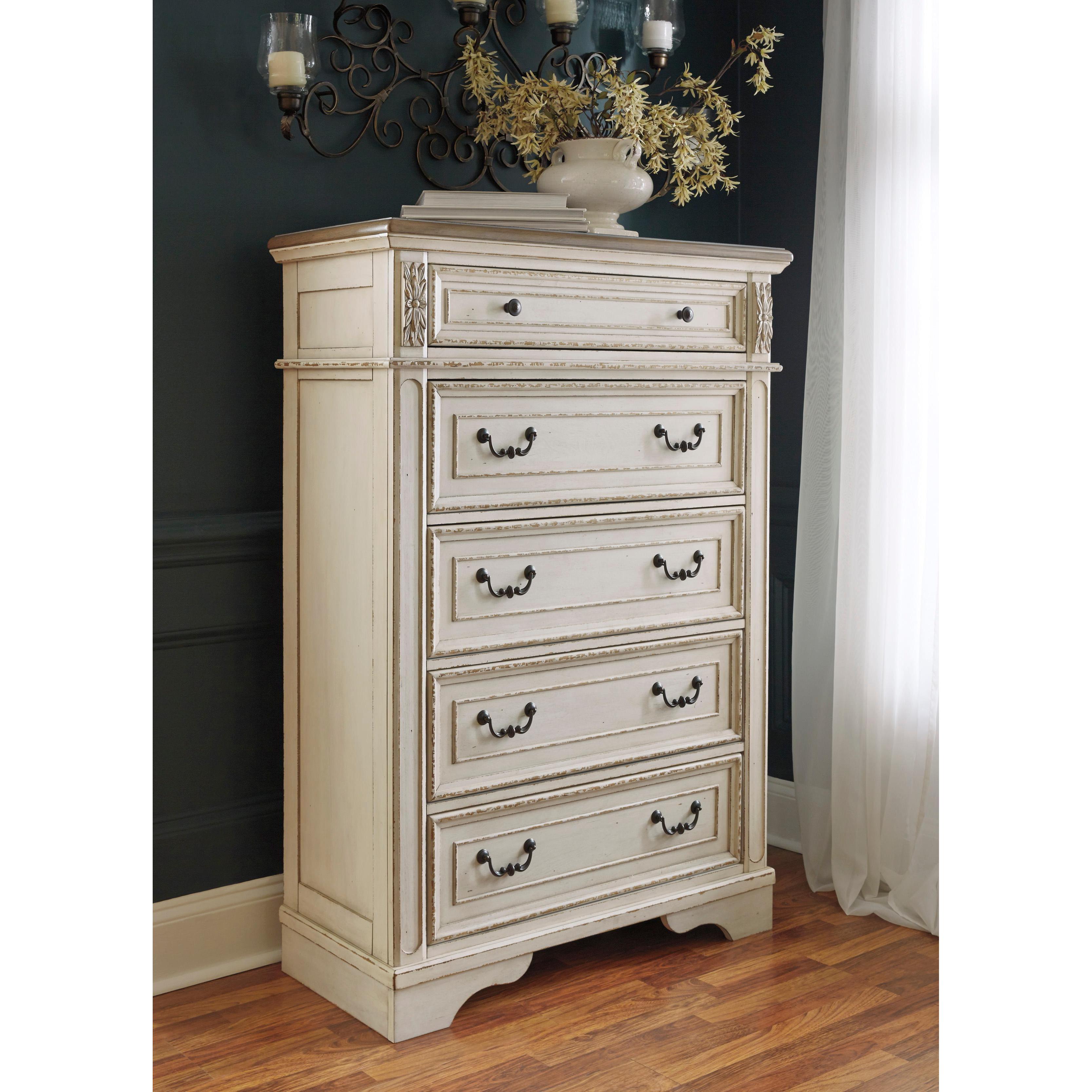 Signature Design by Ashley Realyn B743B89 7 pc King Upholstered Panel Bedroom Set IMAGE 5
