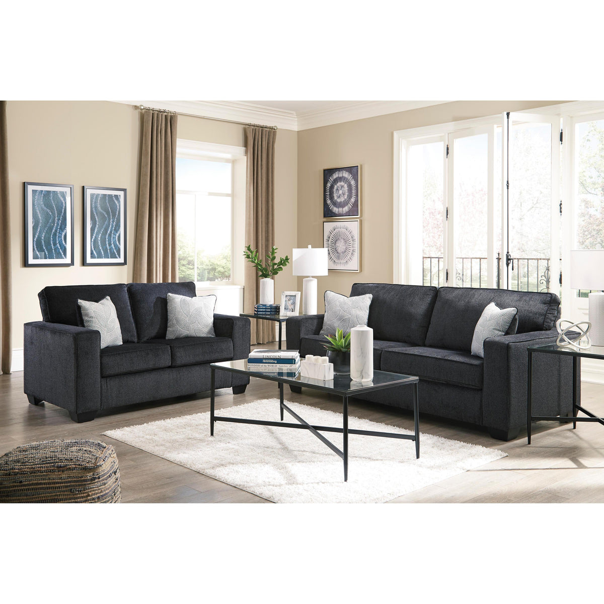Signature Design by Ashley Altari 87213U1 2 pc Living Room Set IMAGE 2