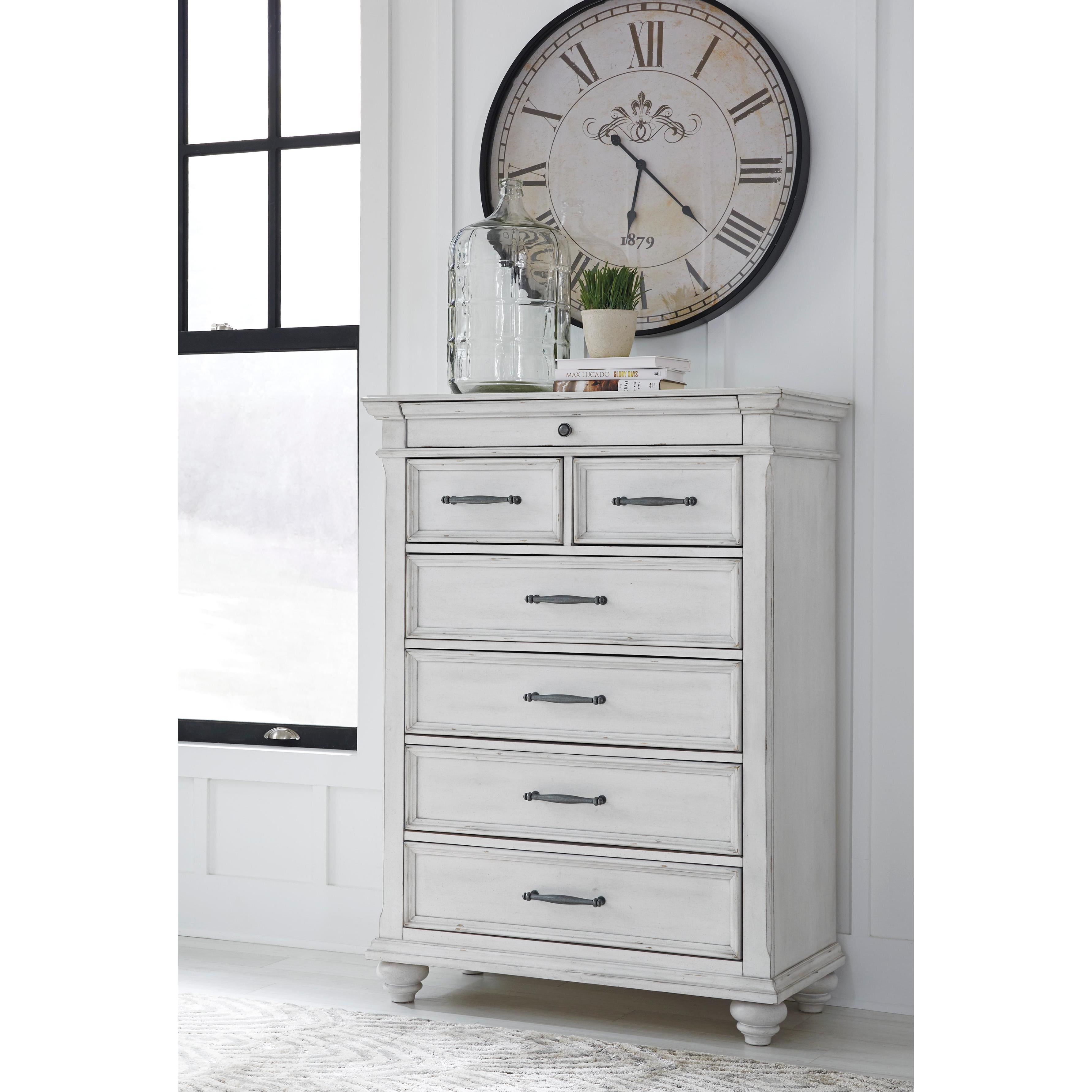 Benchcraft Kanwyn B777 8 pc Queen Upholstered Panel Storage Bedroom Set IMAGE 4