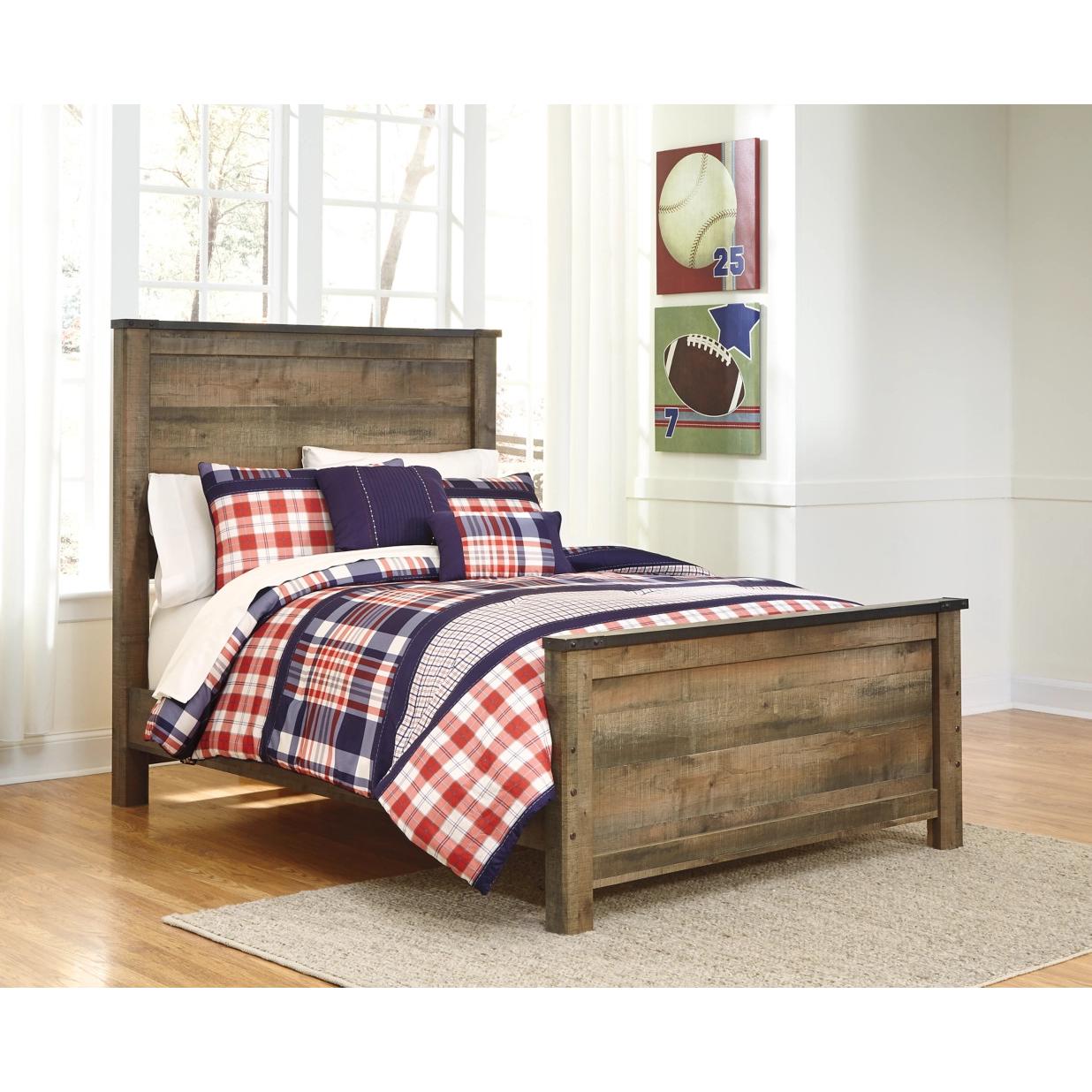 Signature Design by Ashley Trinell B446B3 Full Panel Bed IMAGE 2