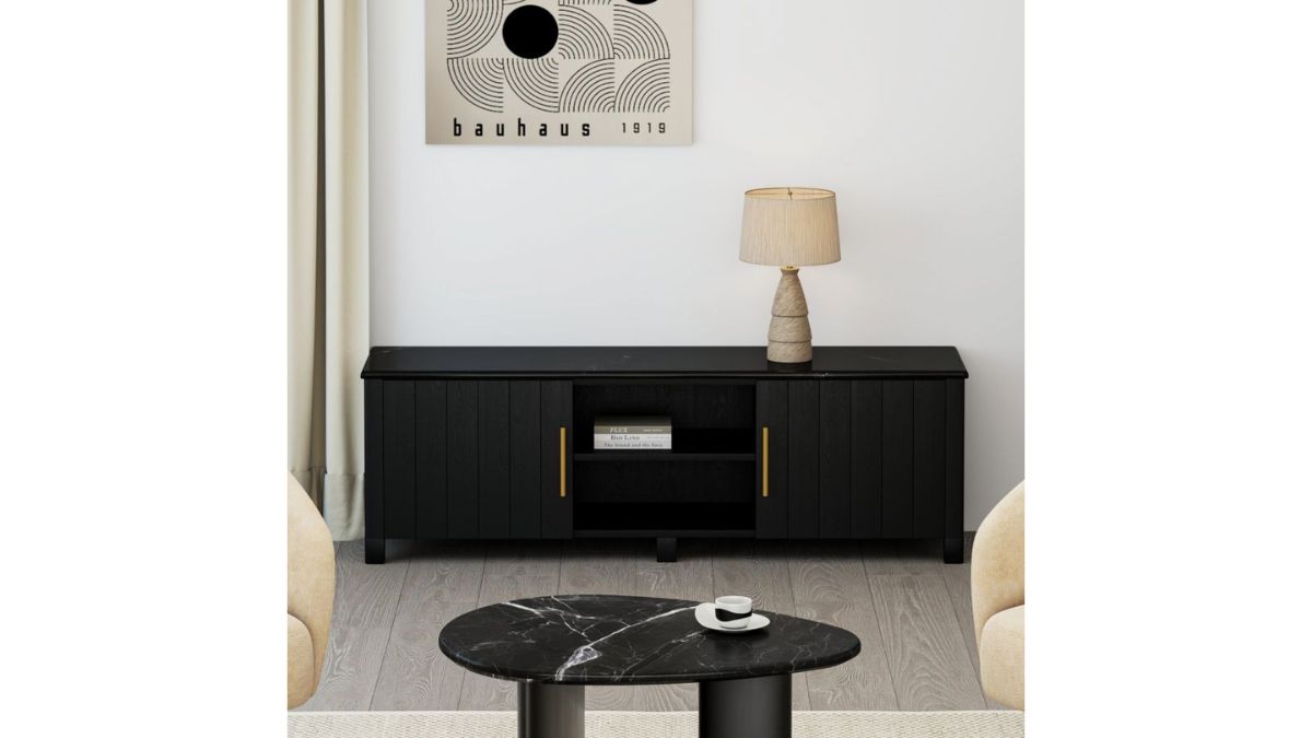 WORLDWIDE HOME FURNISHINGS CAMDEN MEDIA CABINET