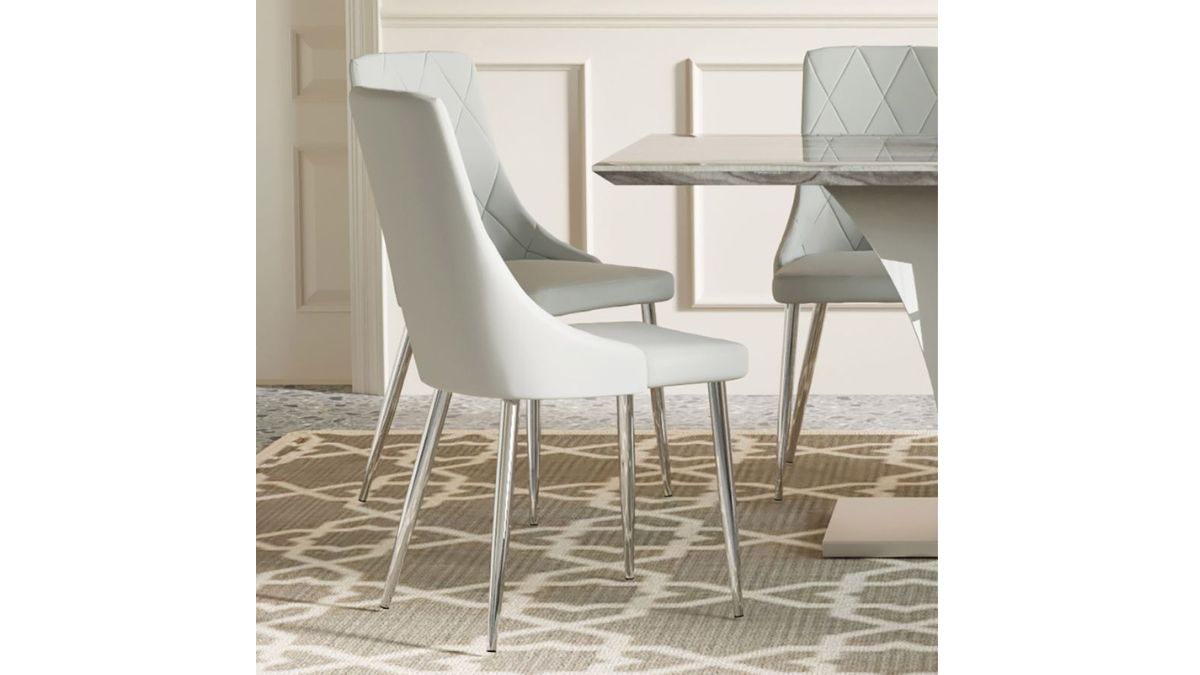 WORLDWIDE HOME FURNISHINGS DEVO DINING CHAIR (SET OF 2)