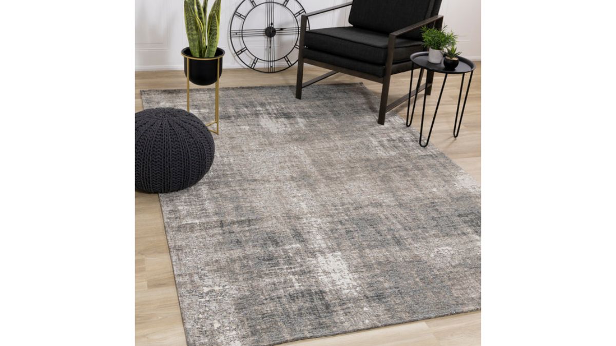 Cathedral Grey Tree Bark Rug
