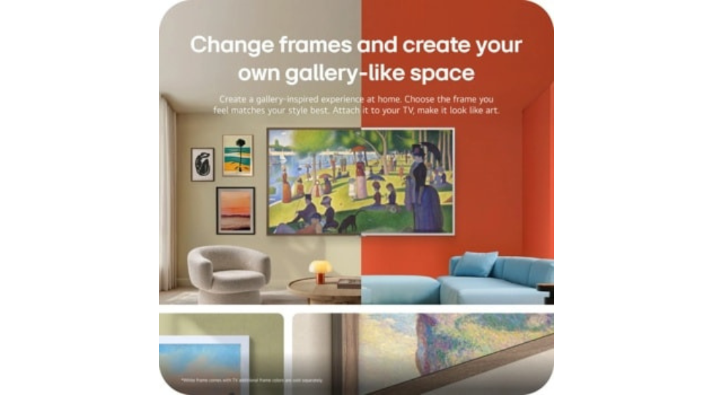 65" LG Gallery TV AI with frame LX7 4K ART TV (65LX7BPUA)-2026