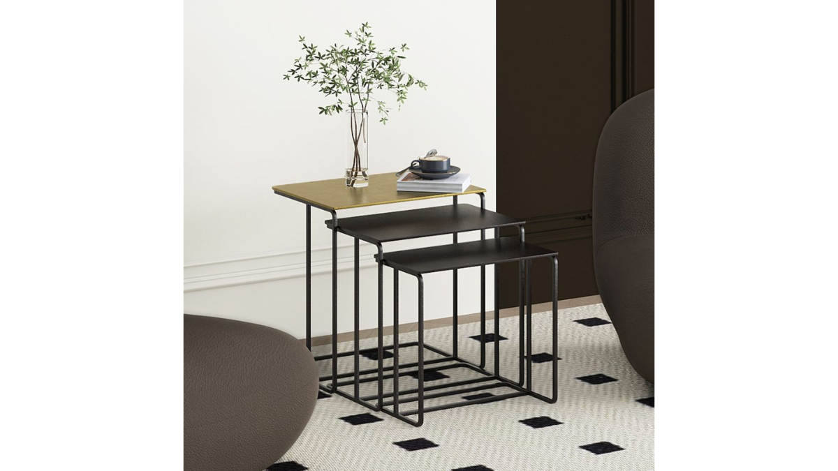 WORLDWIDE HOME FURNISHINGS BRISTOL END TABLE (SET OF 3)