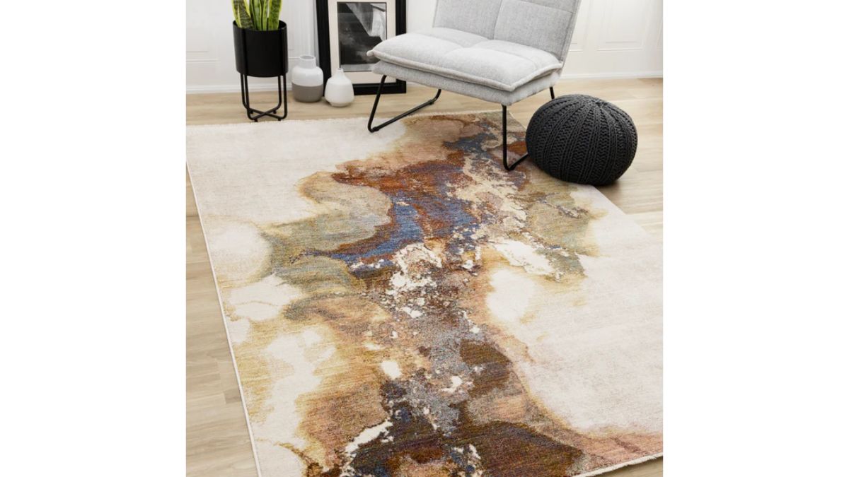 Muse Marble Grain Plush Rug