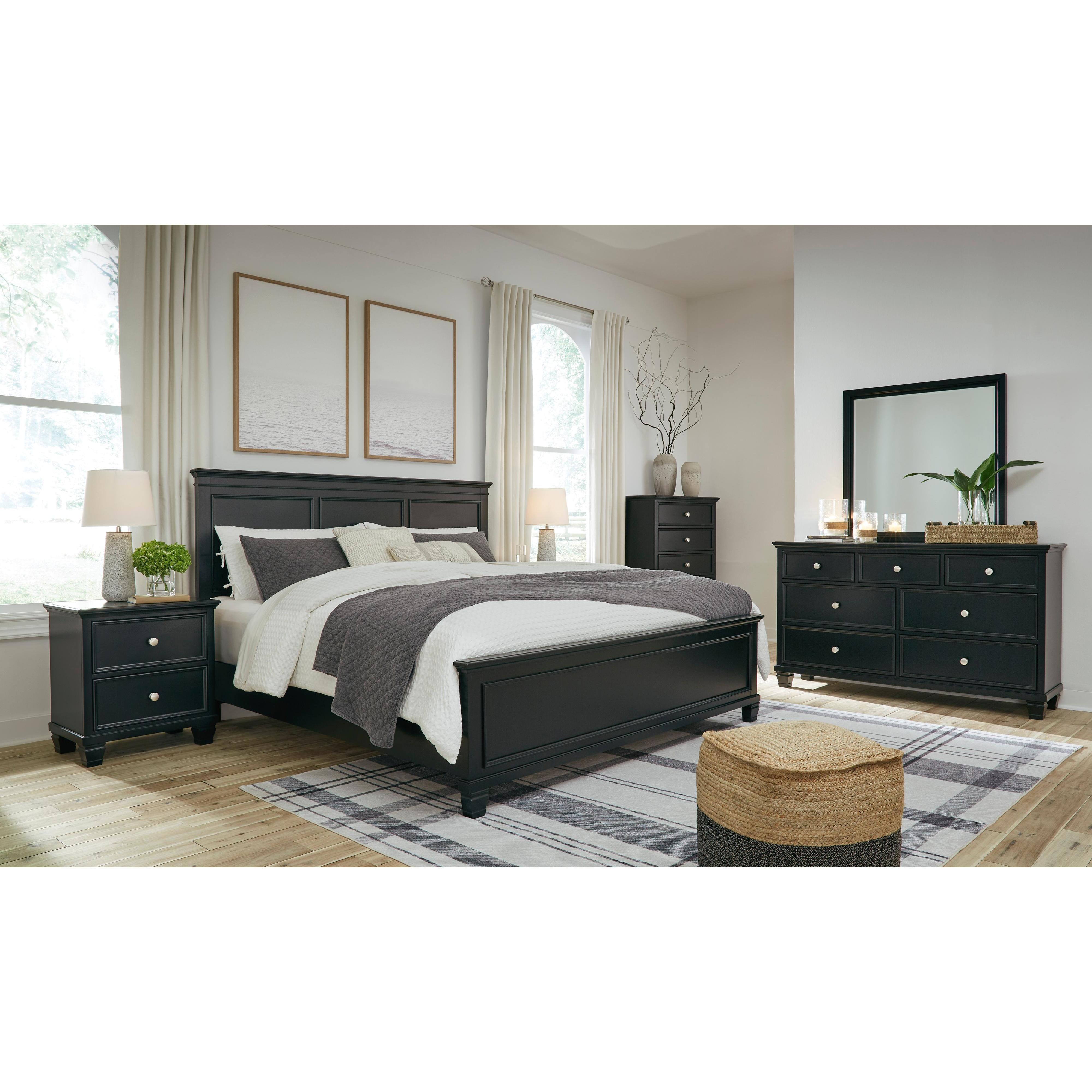 Signature Design by Ashley Lanolee B687B31 6 pc King Panel Bedroom Set IMAGE 1