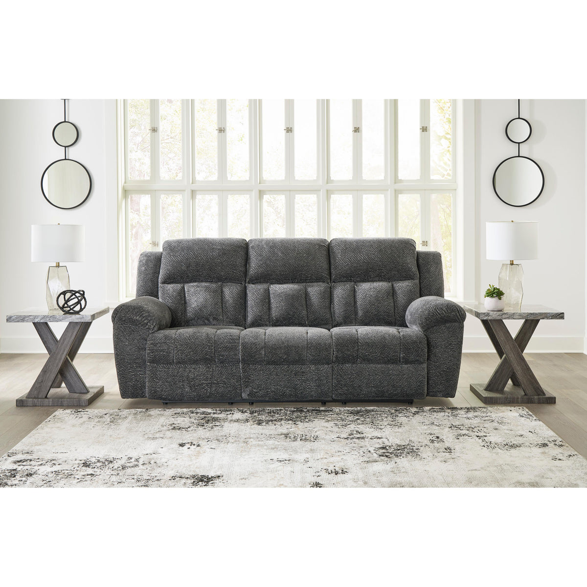 Signature Design by Ashley Frohn 37406U3 2 pc Reclining Living Room Set IMAGE 3