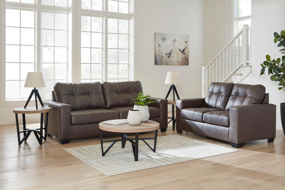 Benchcraft Barlin Mills 17003U2 3 pc Sofa, Loveseat and Recliner Set IMAGE 3