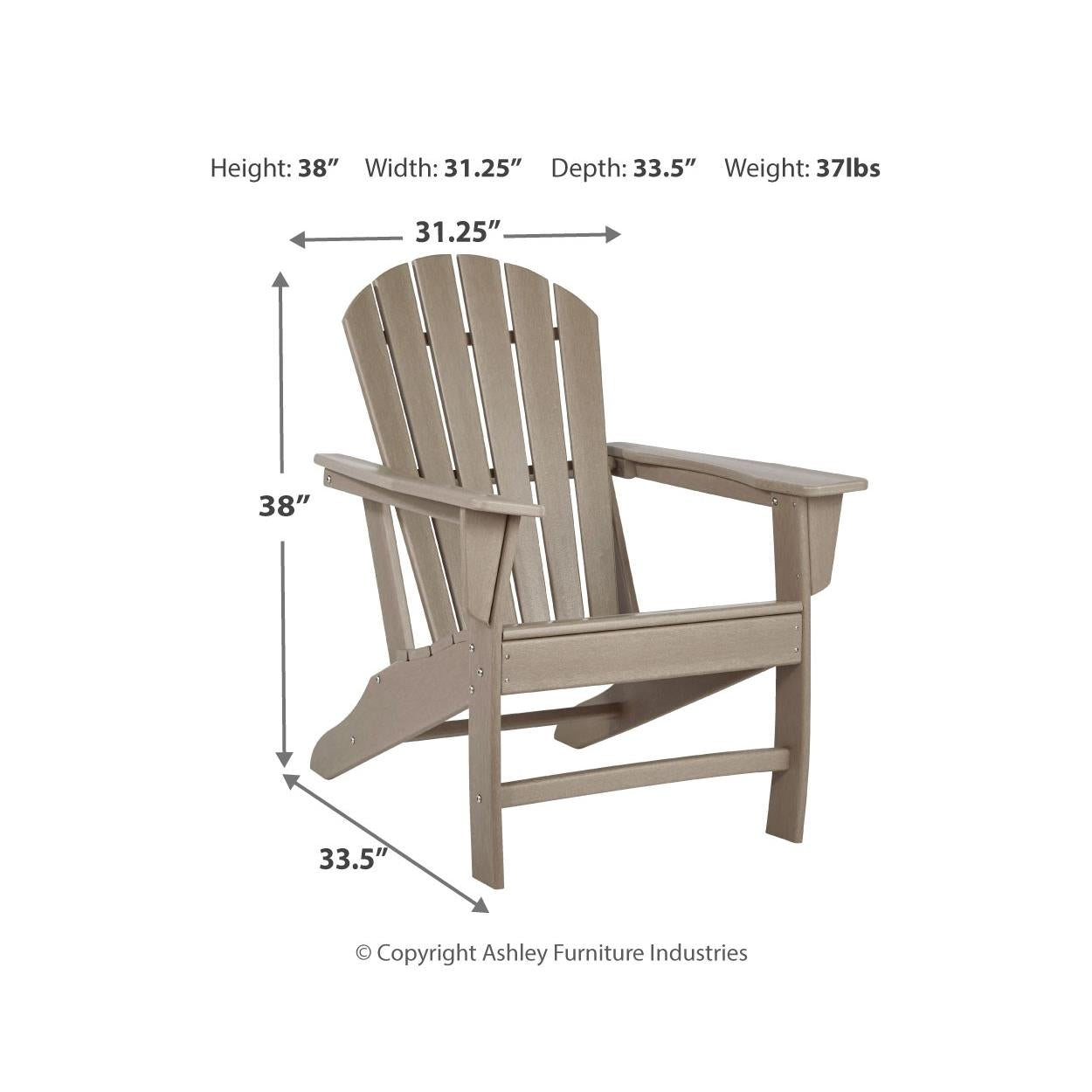 Signature Design by Ashley Sundown Treasure P014P1 2-piece Outdoor Seating Set IMAGE 7