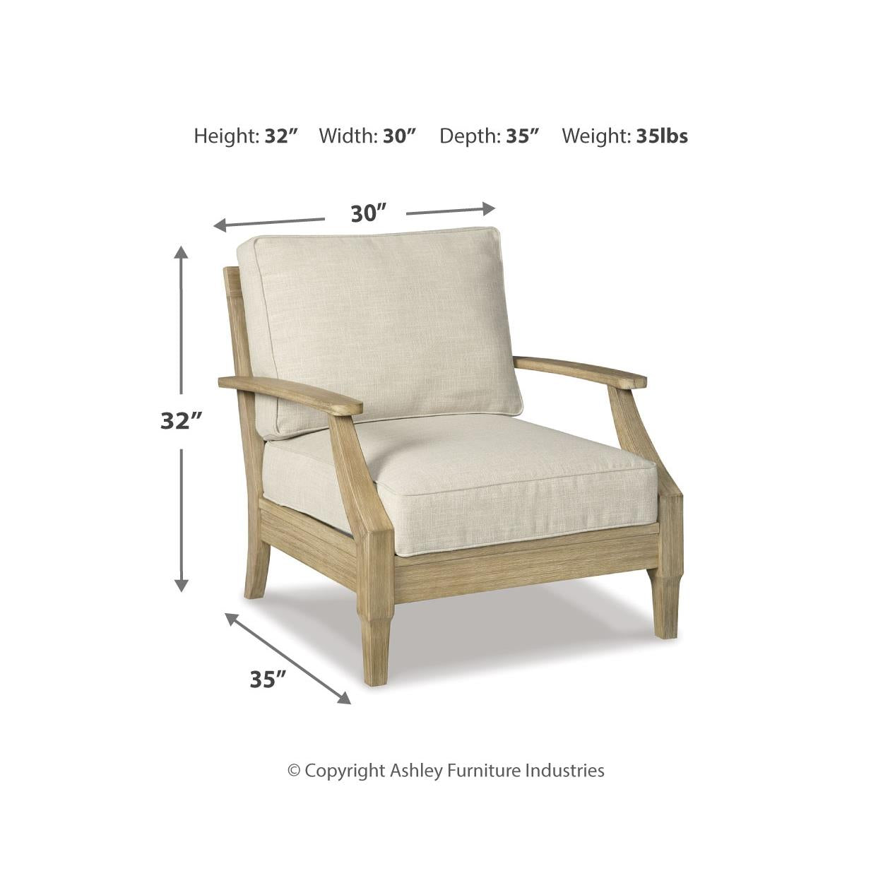 Signature Design by Ashley Clare View P801P9 5 pc Outdoor Seating Set IMAGE 8