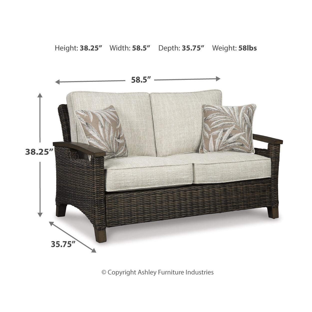 Signature Design by Ashley Paradise Trail P750P9 4-piece Outdoor Seating Set IMAGE 14