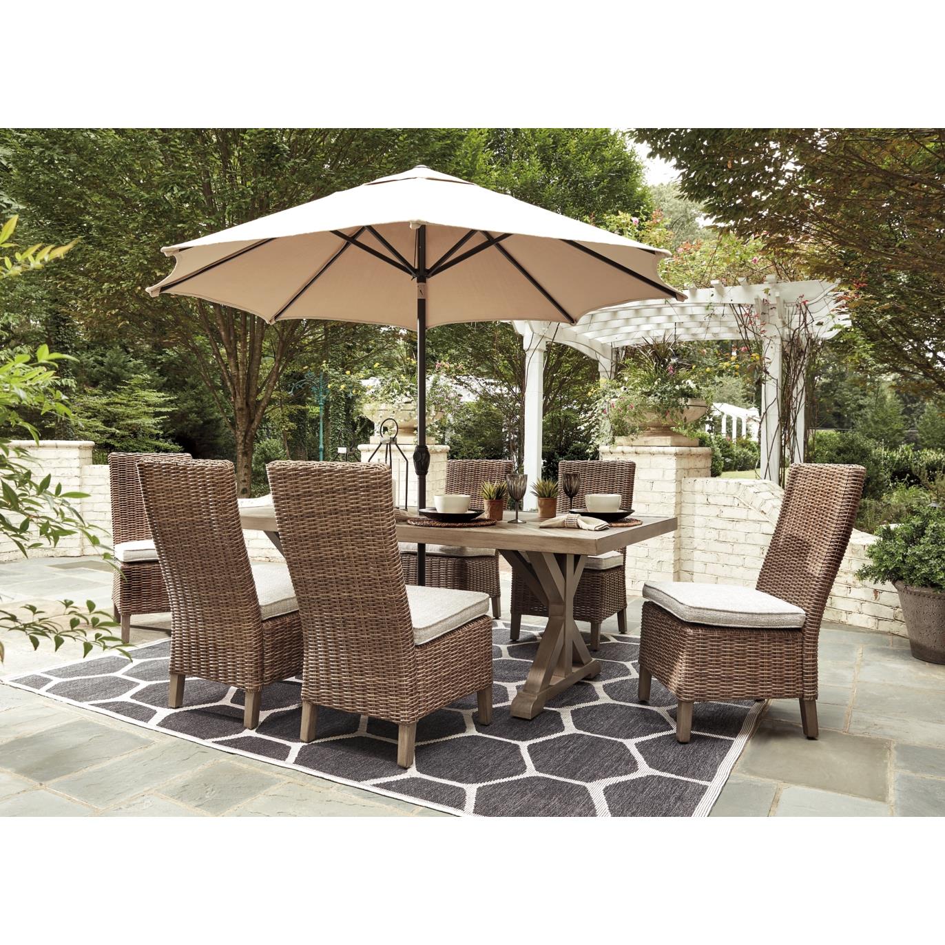 Signature Design by Ashley Beachcroft P791P1 7-piece Outdoor Dining Set IMAGE 5