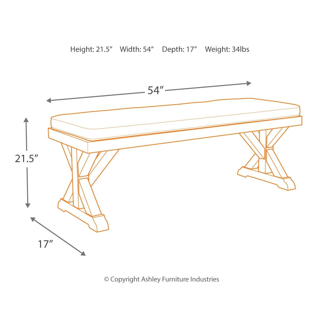 Signature Design by Ashley Beachcroft P791P5 6-piece Outdoor Dining Set IMAGE 7
