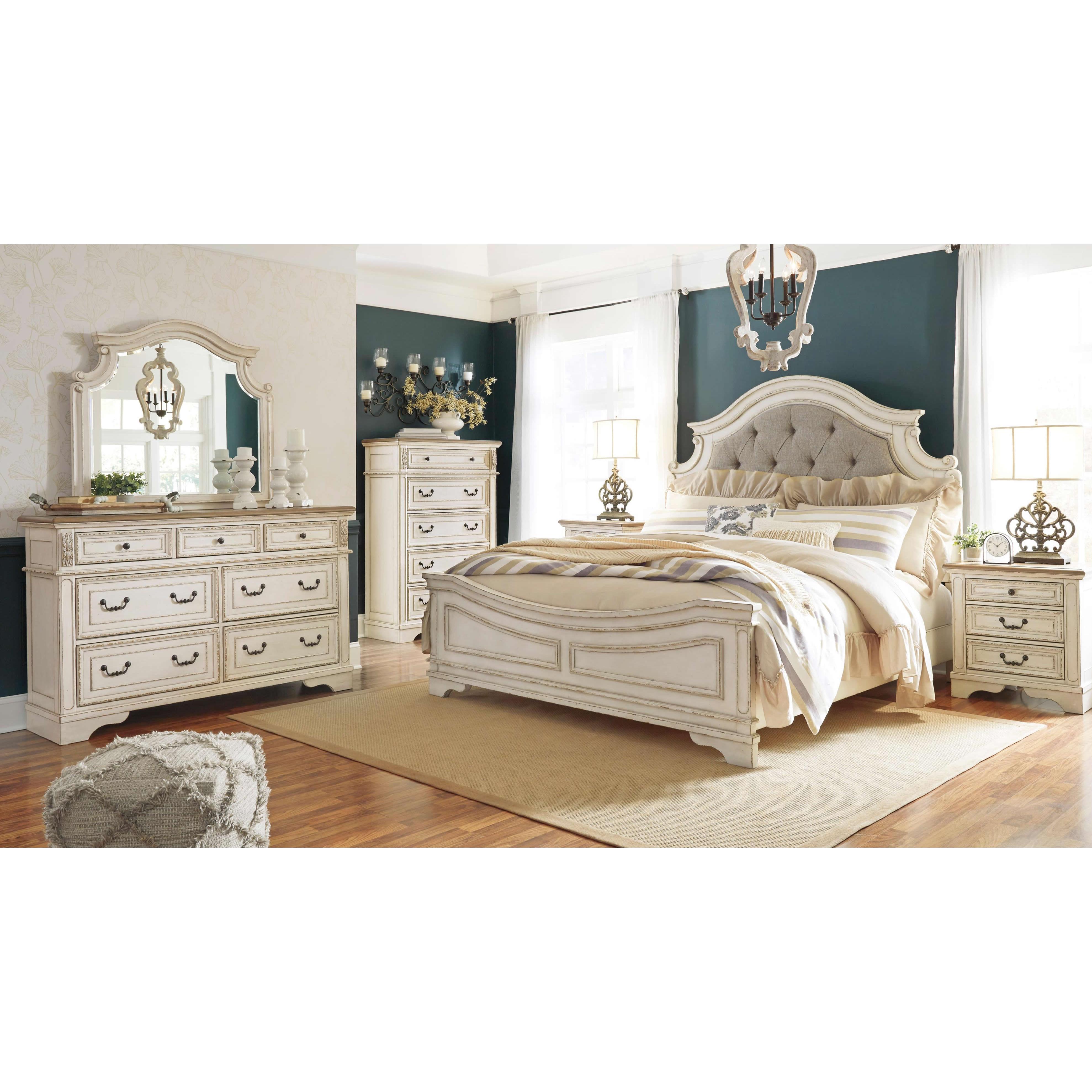 Signature Design by Ashley Realyn B743B28 6 pc Queen Panel Bedroom Set IMAGE 1