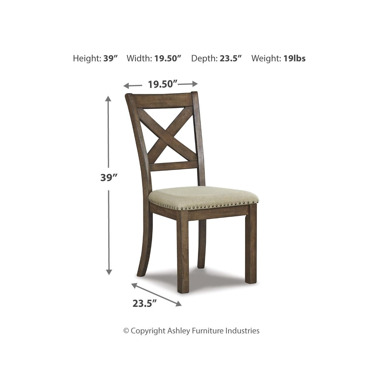 Signature Design by Ashley Moriville D631D13 9 pc Dining Set IMAGE 6