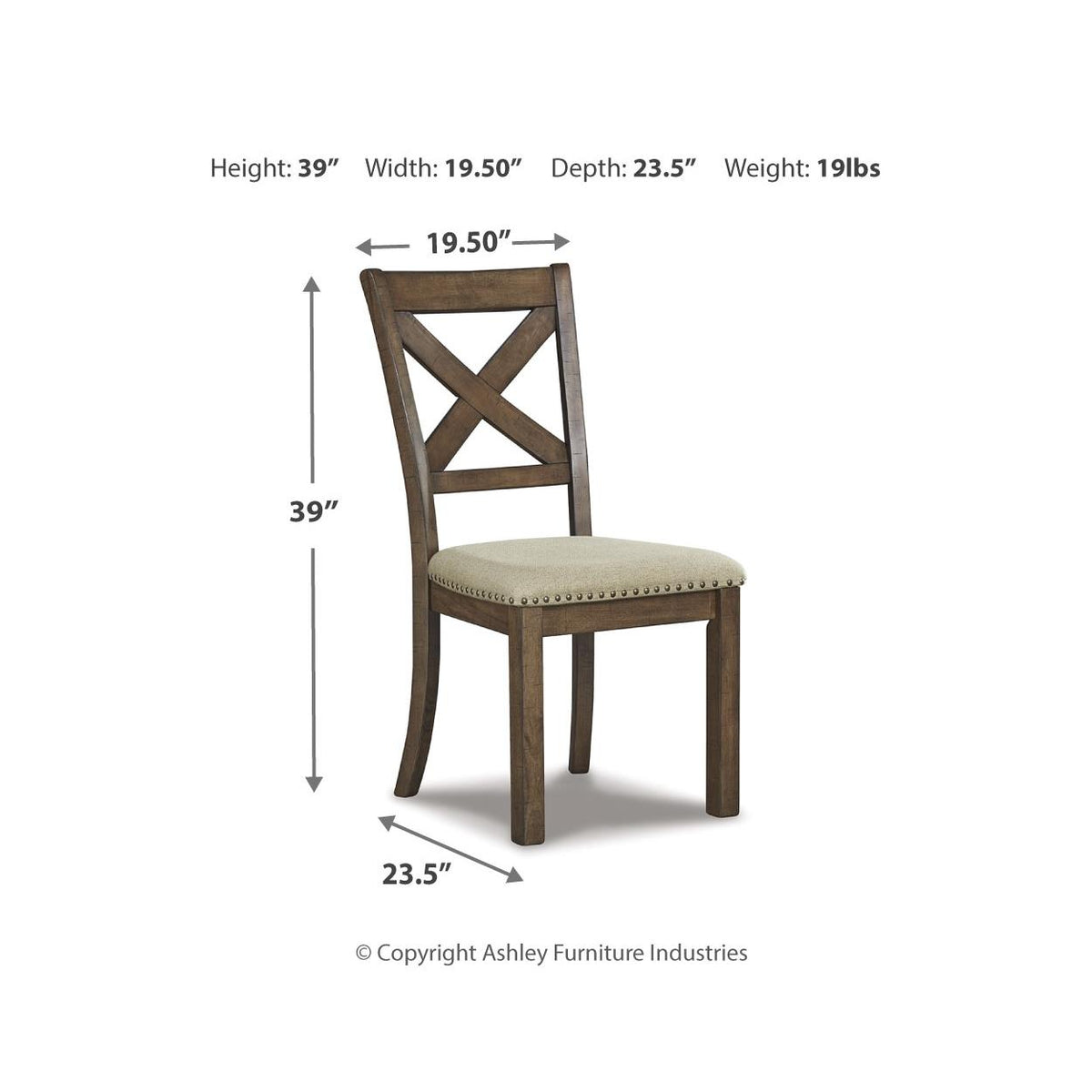 Signature Design by Ashley Moriville D631D13 9 pc Dining Set IMAGE 6