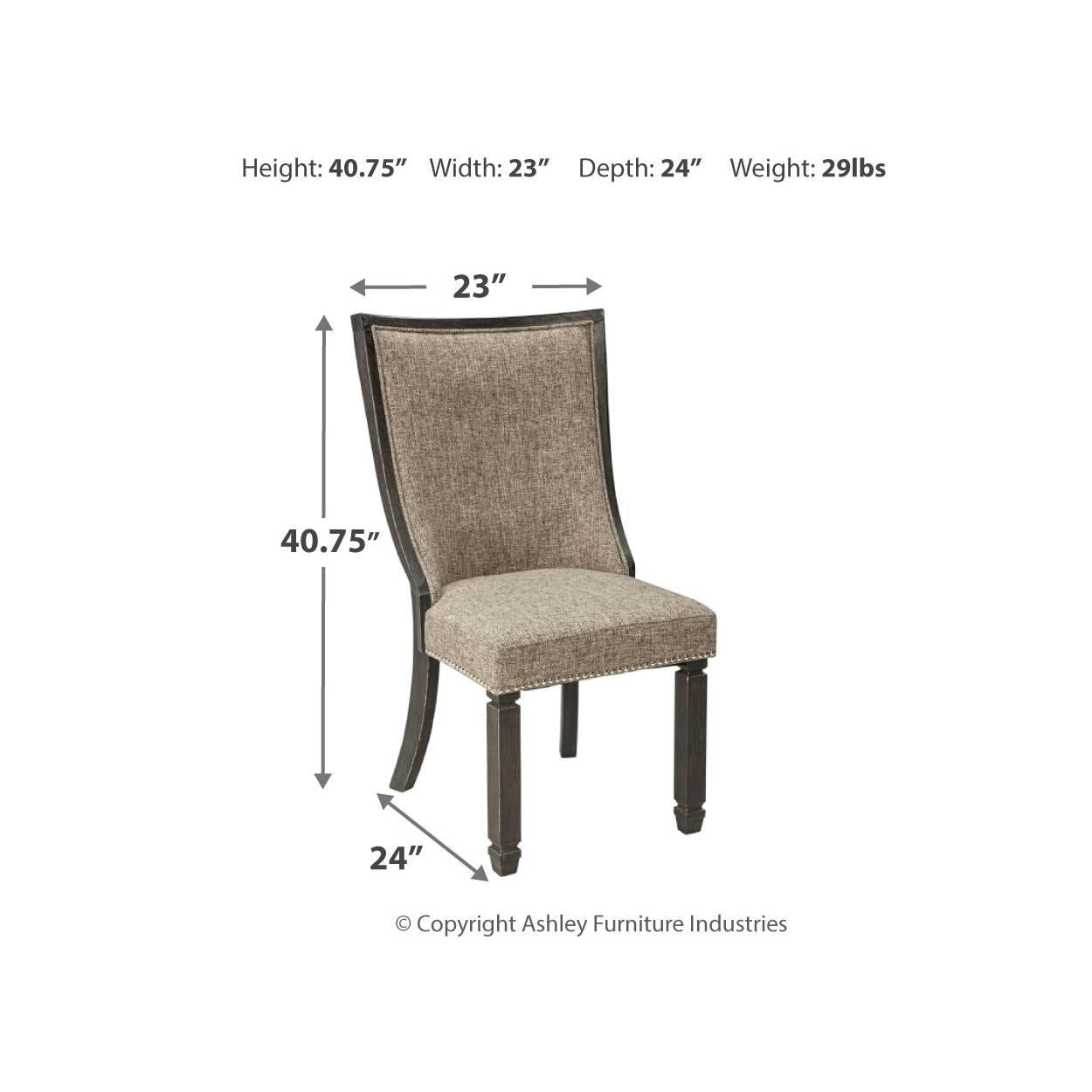 Signature Design by Ashley Tyler Creek D736D7 7 pc Dining Set IMAGE 15