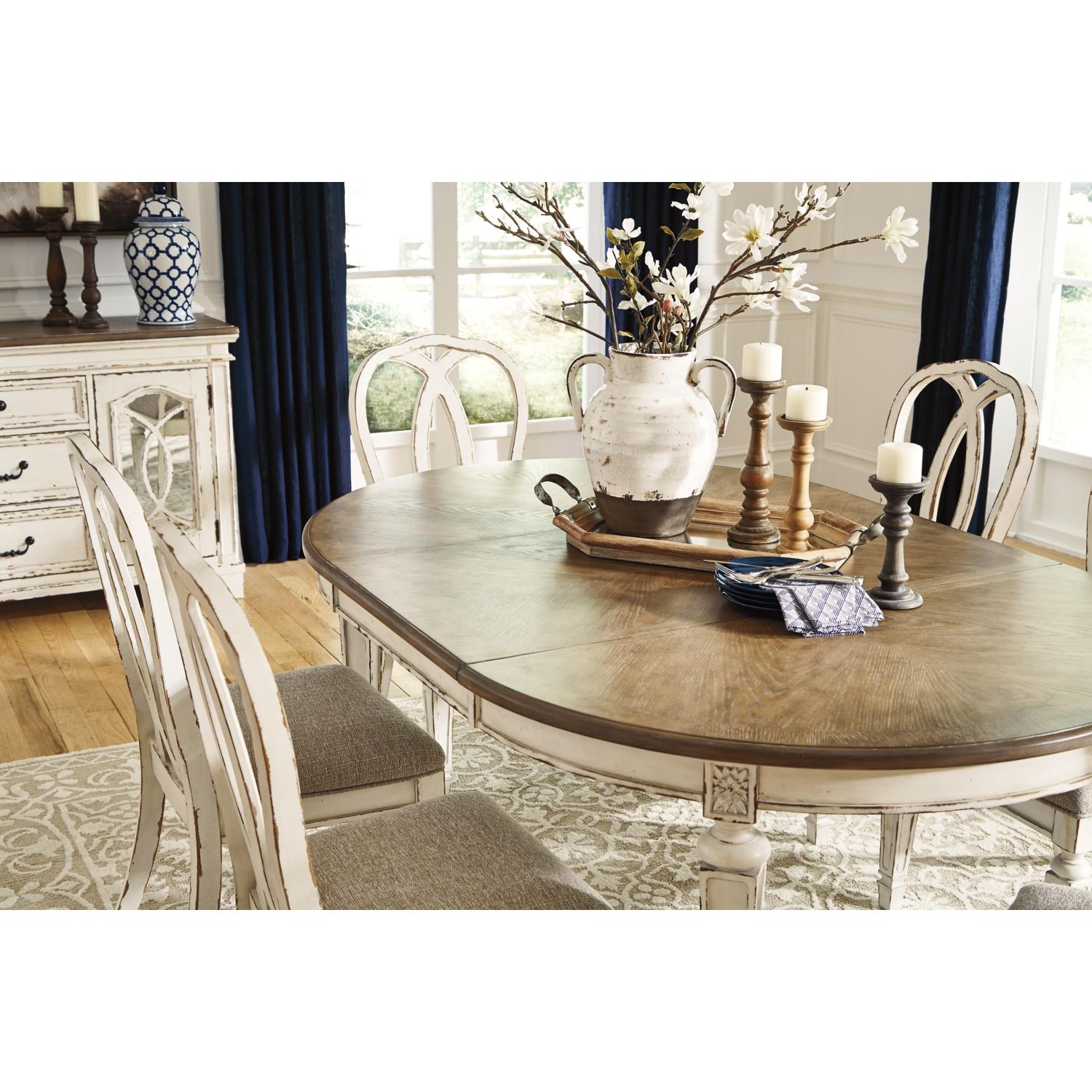 Signature Design by Ashley Realyn D743D15 9 pc Dining Set IMAGE 8