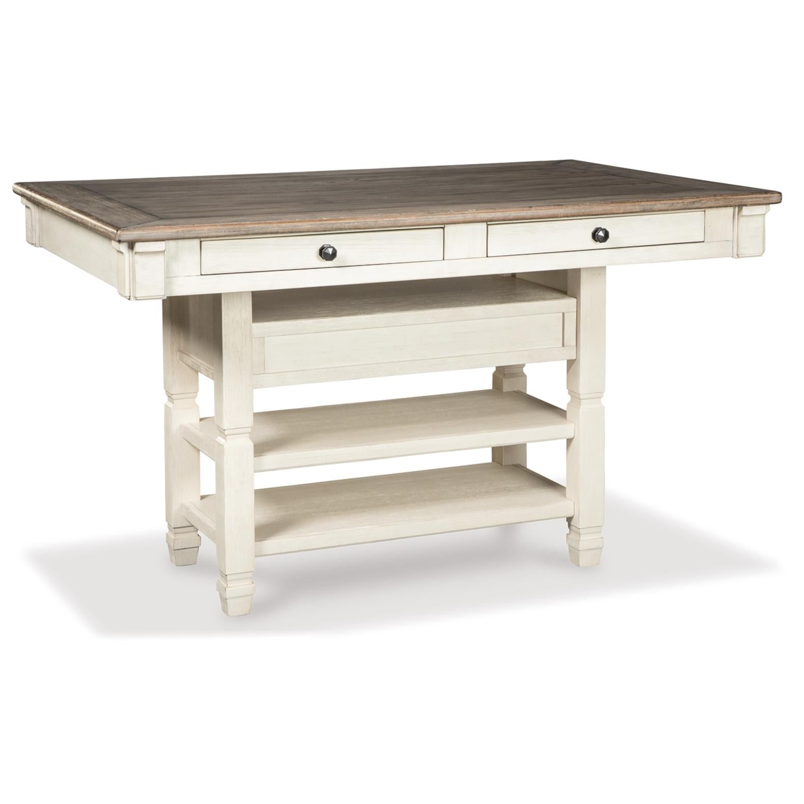 Signature Design by Ashley Bolanburg D647D29 8 pc Counter Height Dining Set IMAGE 12