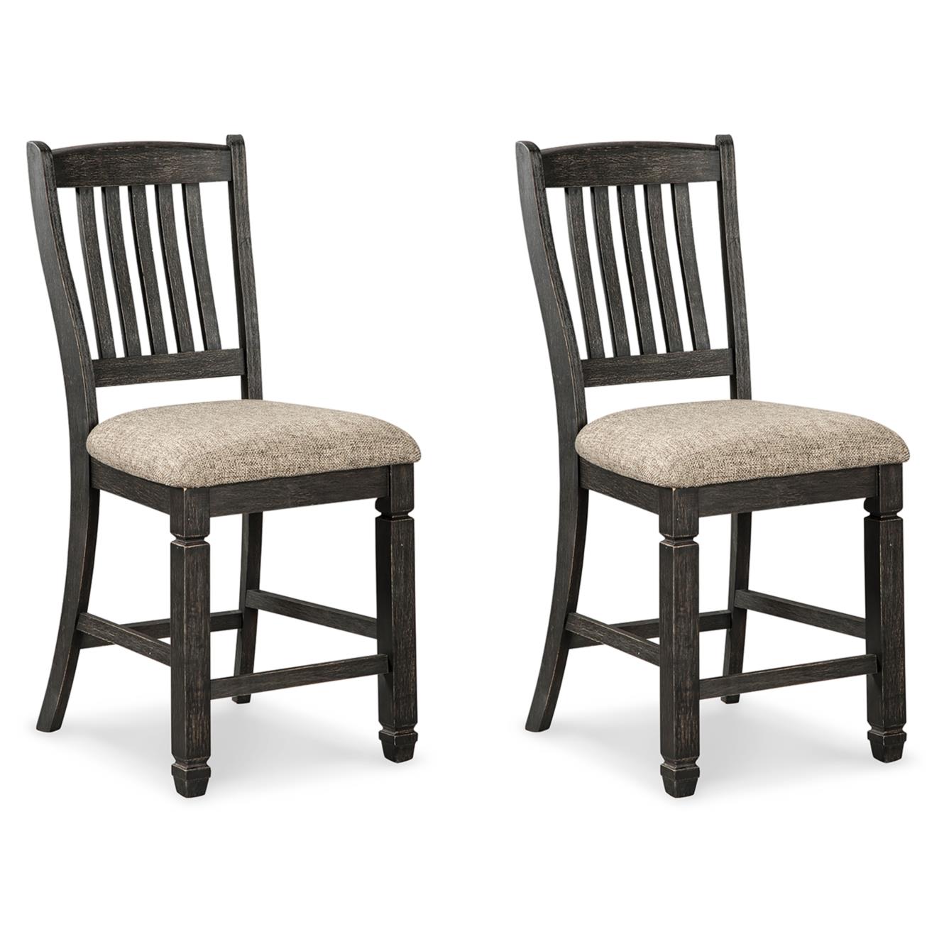 Signature Design by Ashley Tyler Creek D736D14 3 pc Counter Height Dining Set IMAGE 3
