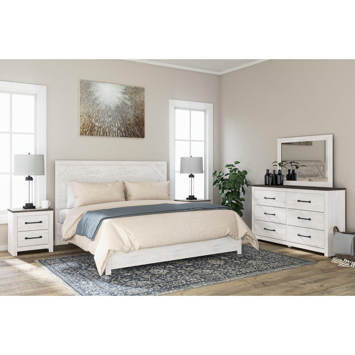 Signature Design by Ashley Gerridan B1190B19 7 pc King Panel Bedroom Set IMAGE 1