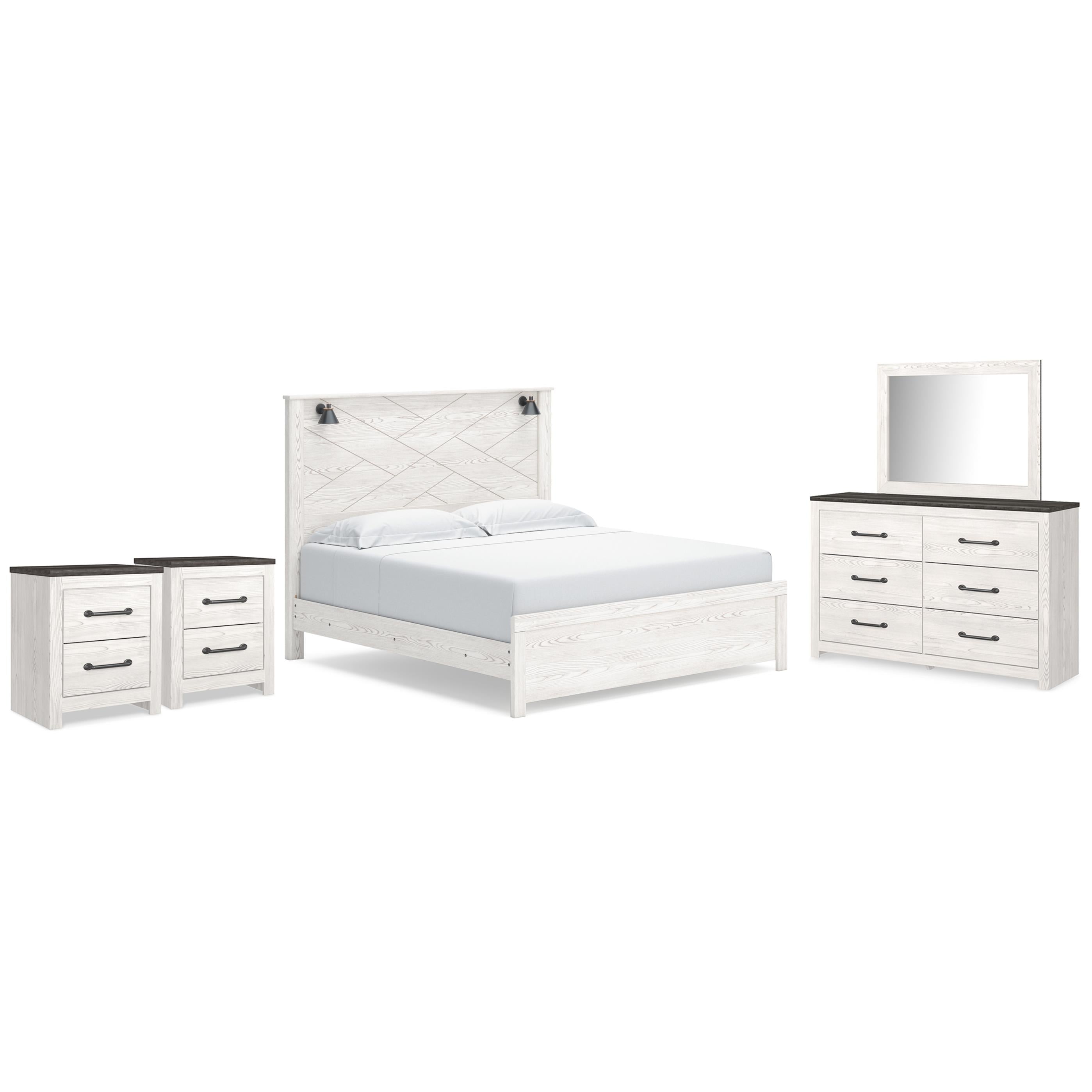 Signature Design by Ashley Gerridan B1190B31 7 pc King Panel Bedroom Set IMAGE 1