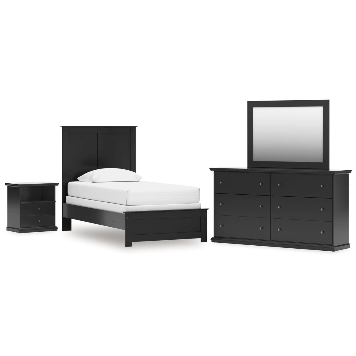 Signature Design by Ashley Maribel B138B61 6 pc Twin Panel Bedroom Set IMAGE 1