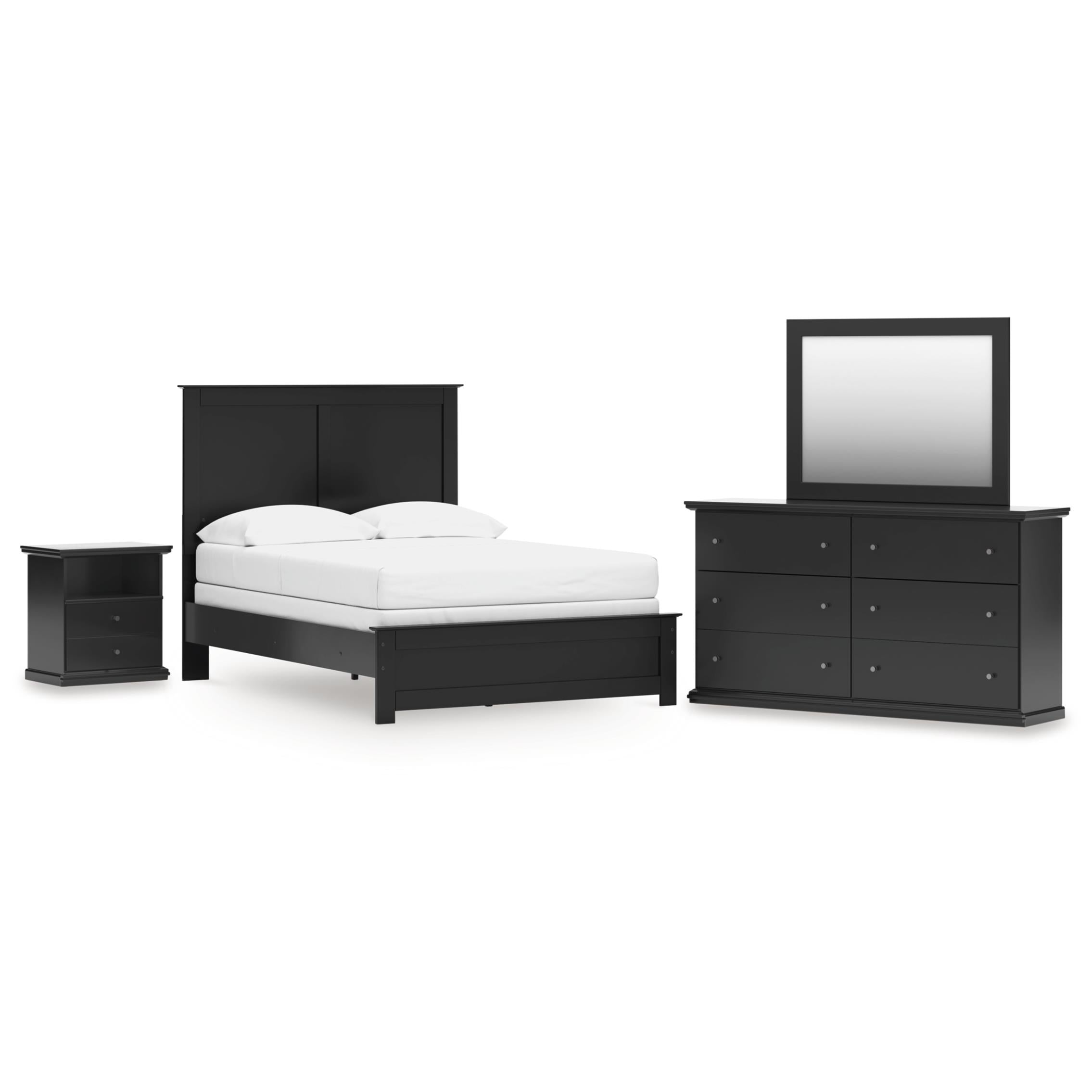 Signature Design by Ashley Maribel B138B78 6 pc Full Panel Bedroom Set IMAGE 1