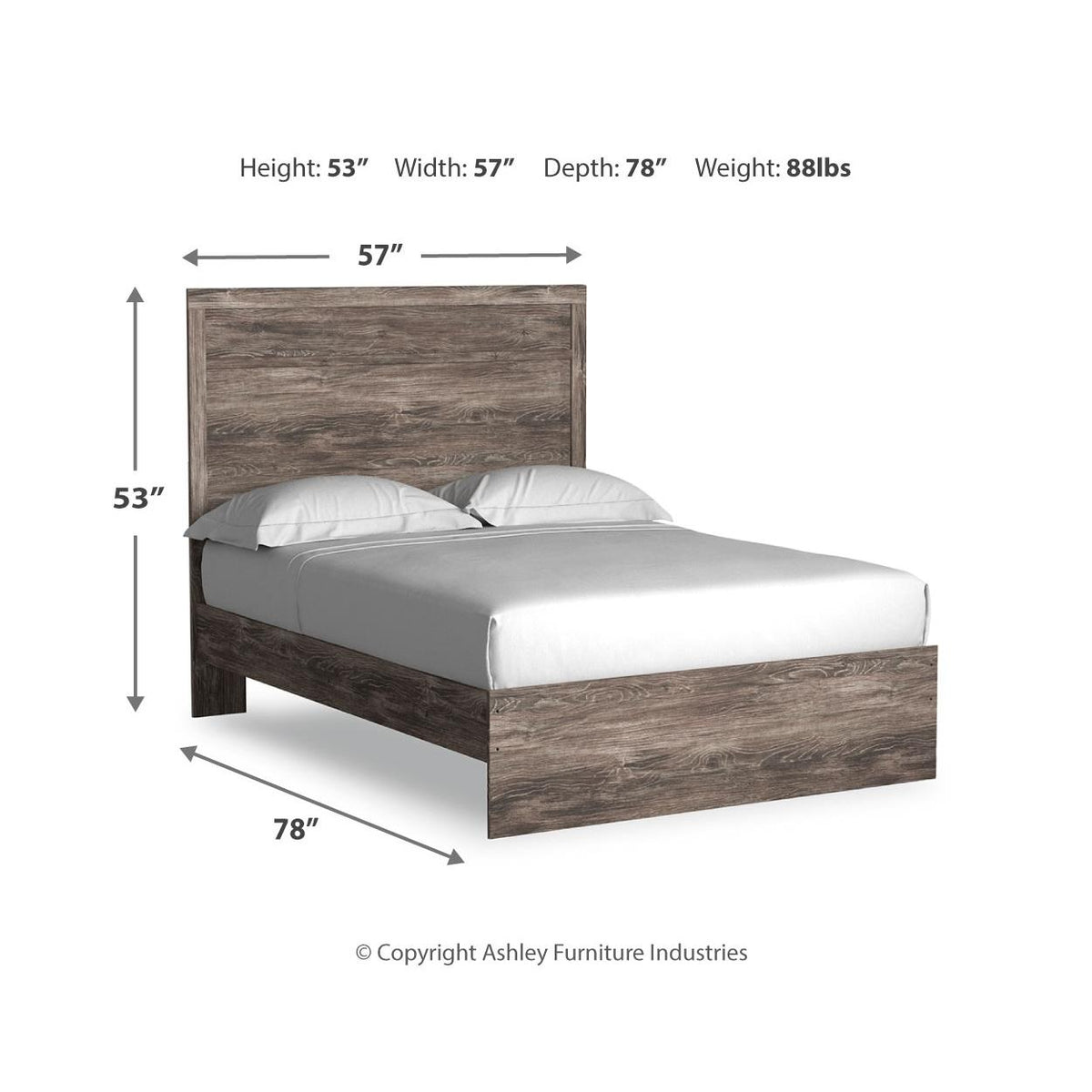 Signature Design by Ashley Ralinksi B2587B9 5 pc Full Panel Bedroom Set IMAGE 13