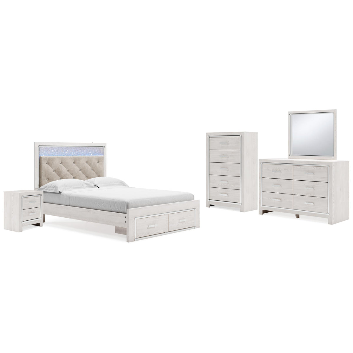 Signature Design by Ashley Altyra B2640B42 8 pc Queen Panel Bedroom Set IMAGE 1