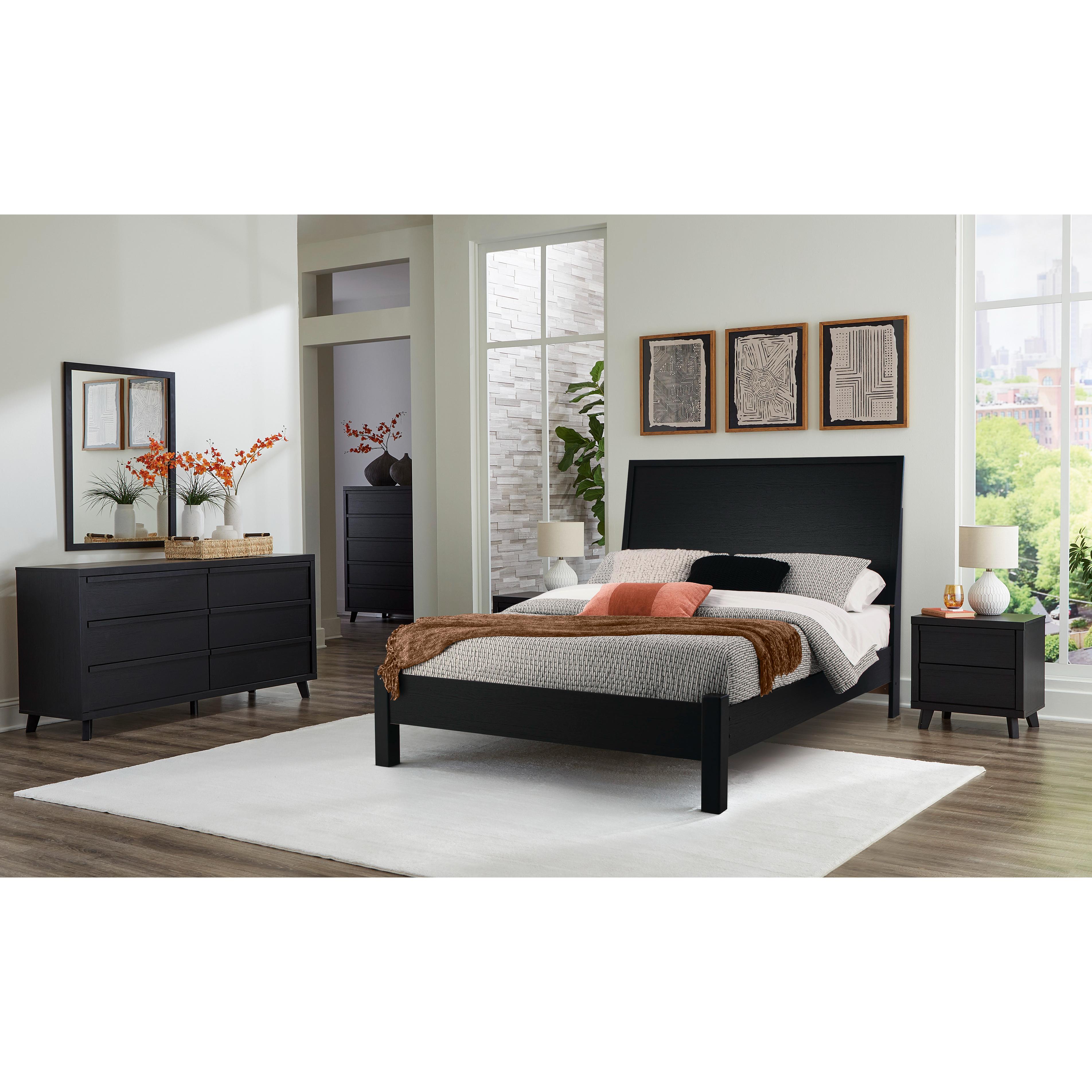 Signature Design by Ashley Danziar B1013B27 6 pc Queen Panel Bedroom Set IMAGE 1