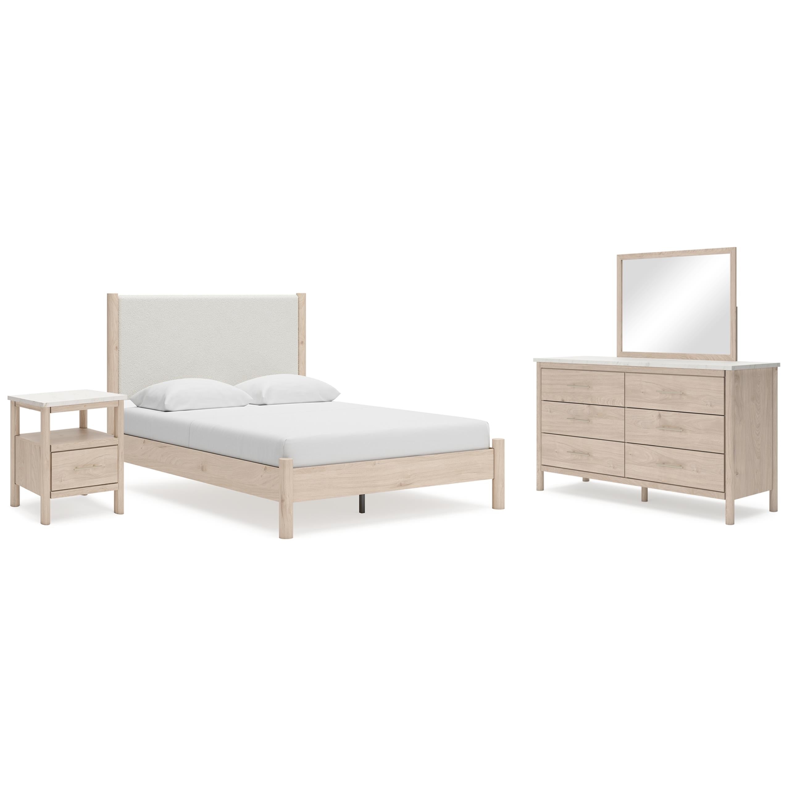 Signature Design by Ashley Cadmori B2615B12 6 pc Queen Panel Bedroom Set IMAGE 1