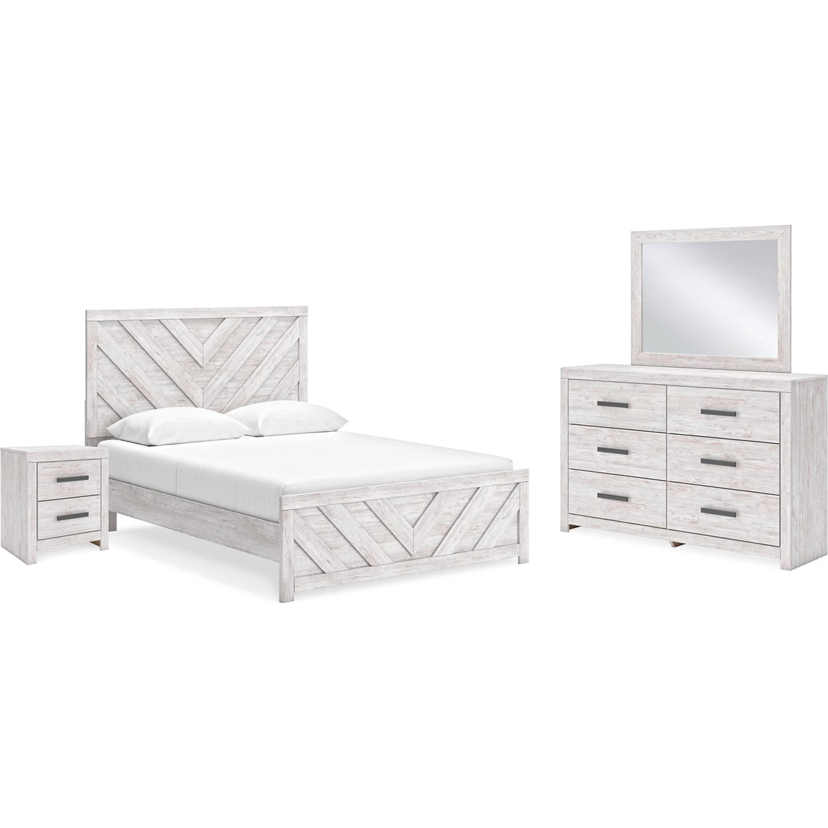 Signature Design by Ashley Cayboni B3788B8 6 pc Queen Panel Bedroom Set IMAGE 1
