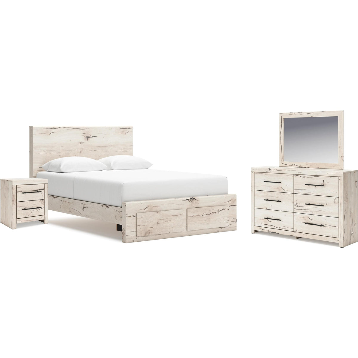 Signature Design by Ashley Lawroy B2310B41 6 pc Queen Panel Bedroom Set IMAGE 1