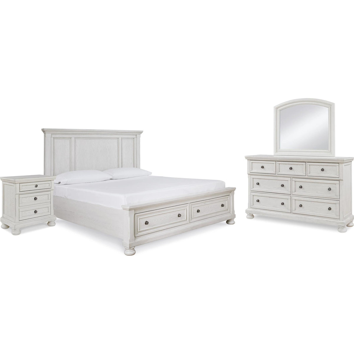 Signature Design by Ashley Robbinsdale B742B28 6 pc Queen Panel Bedroom Set IMAGE 1