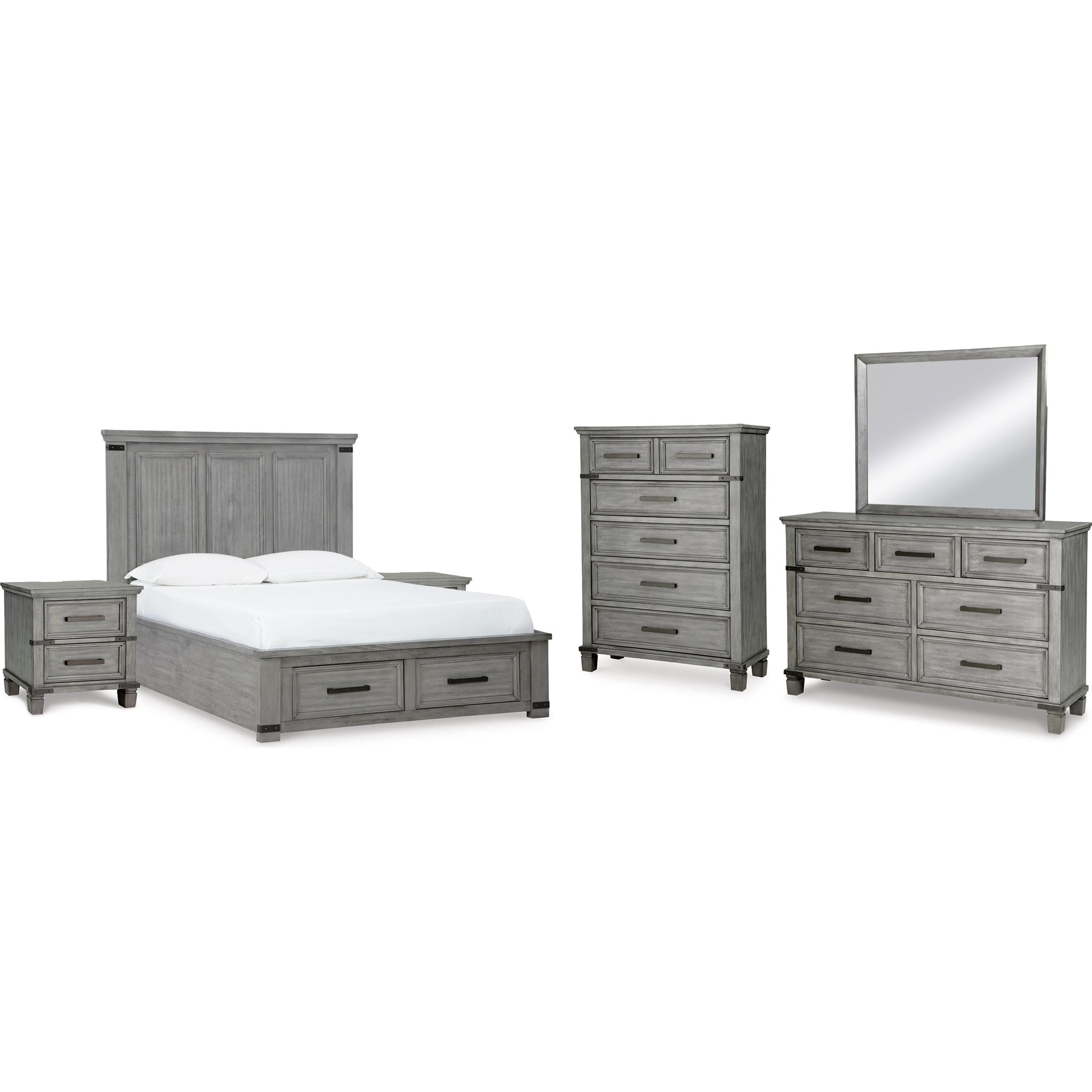 Signature Design by Ashley Russelyn B772B14 8 pc Queen Panel Bedroom Set IMAGE 1