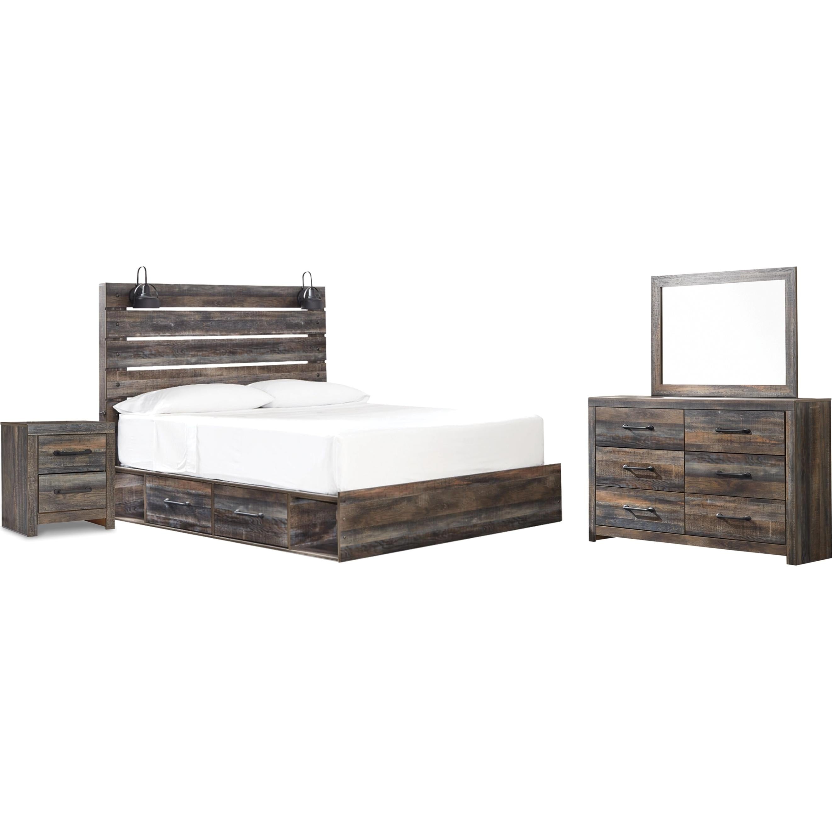 Signature Design by Ashley Drystan B211B62 6 pc King Panel Bedroom Set IMAGE 1