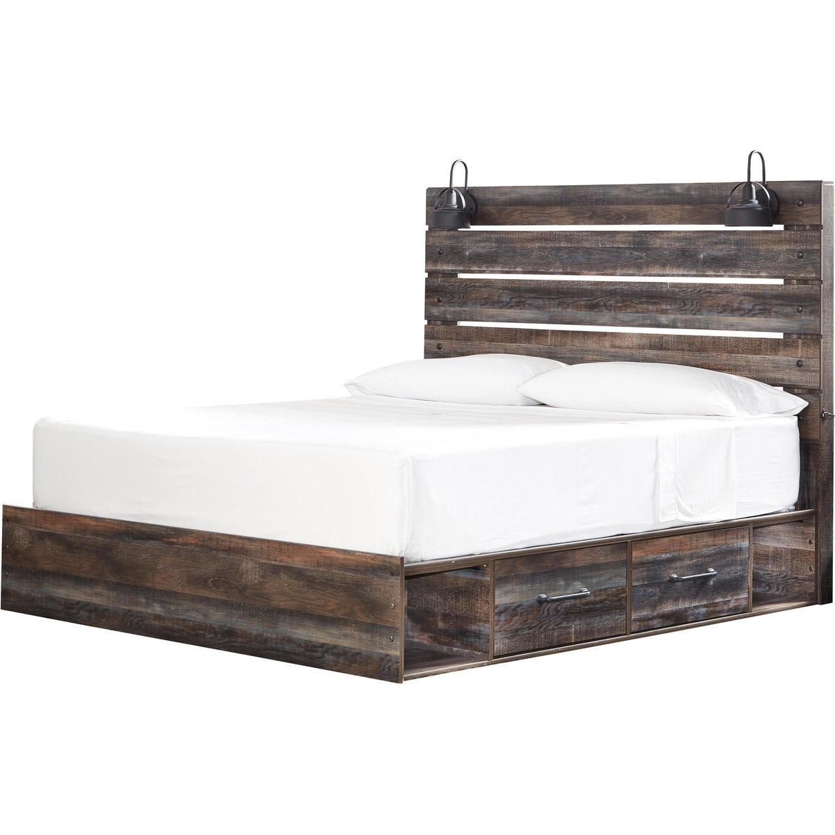 Signature Design by Ashley Drystan B211B62 6 pc King Panel Bedroom Set IMAGE 2