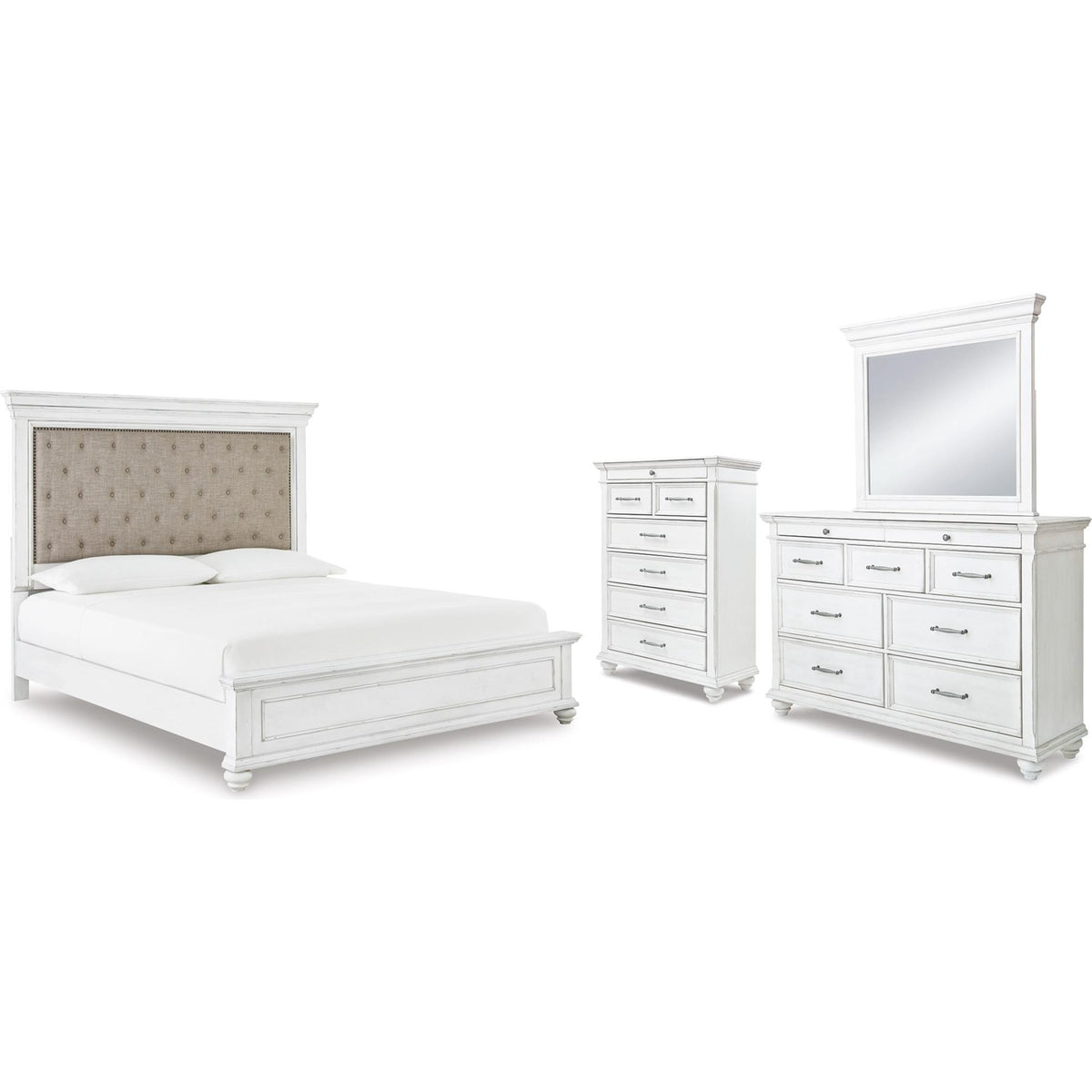 Benchcraft Kanwyn B777B23 6 pc California King Panel Bedroom Set IMAGE 1