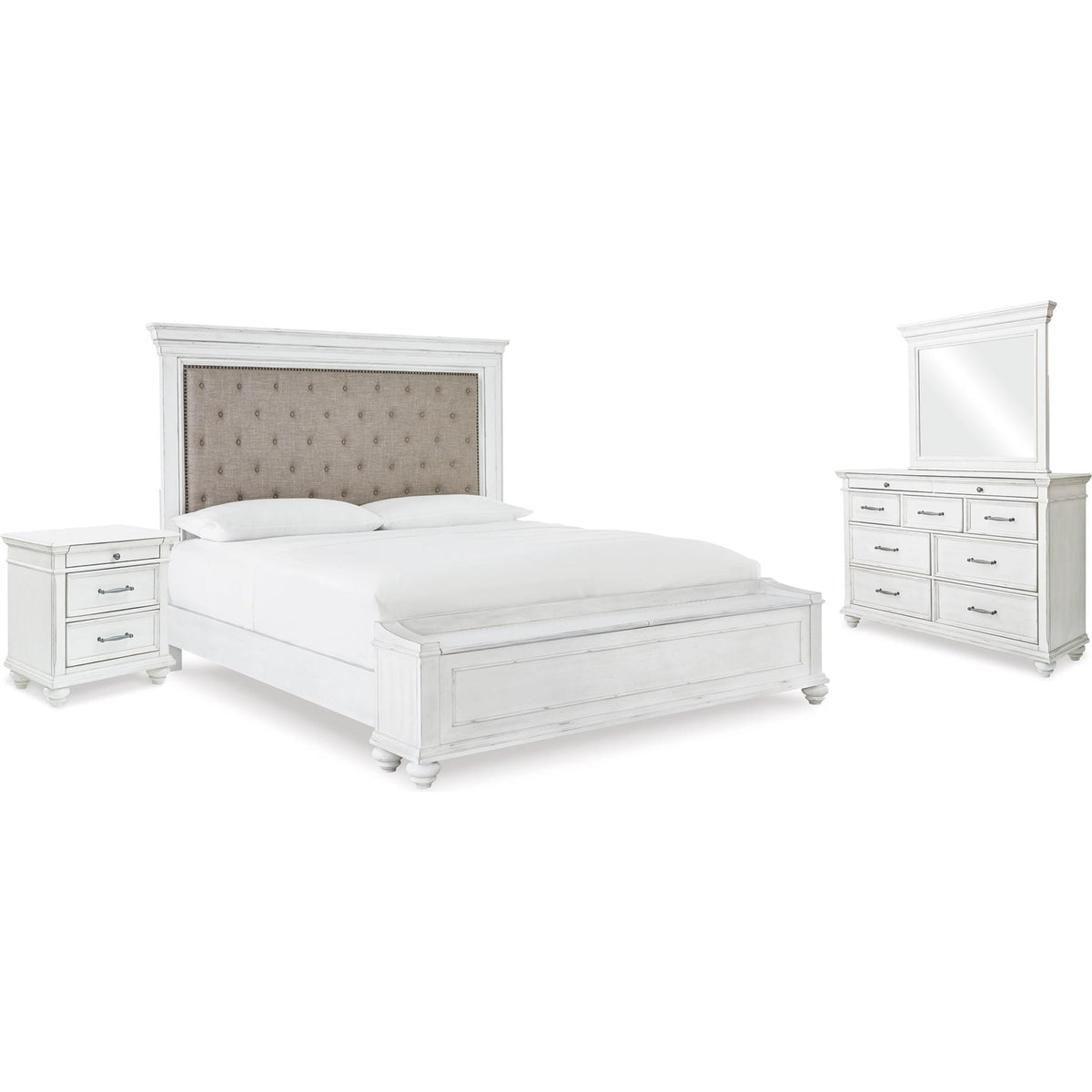 Benchcraft Kanwyn B777B29 8 pc King Panel Bedroom Set IMAGE 1